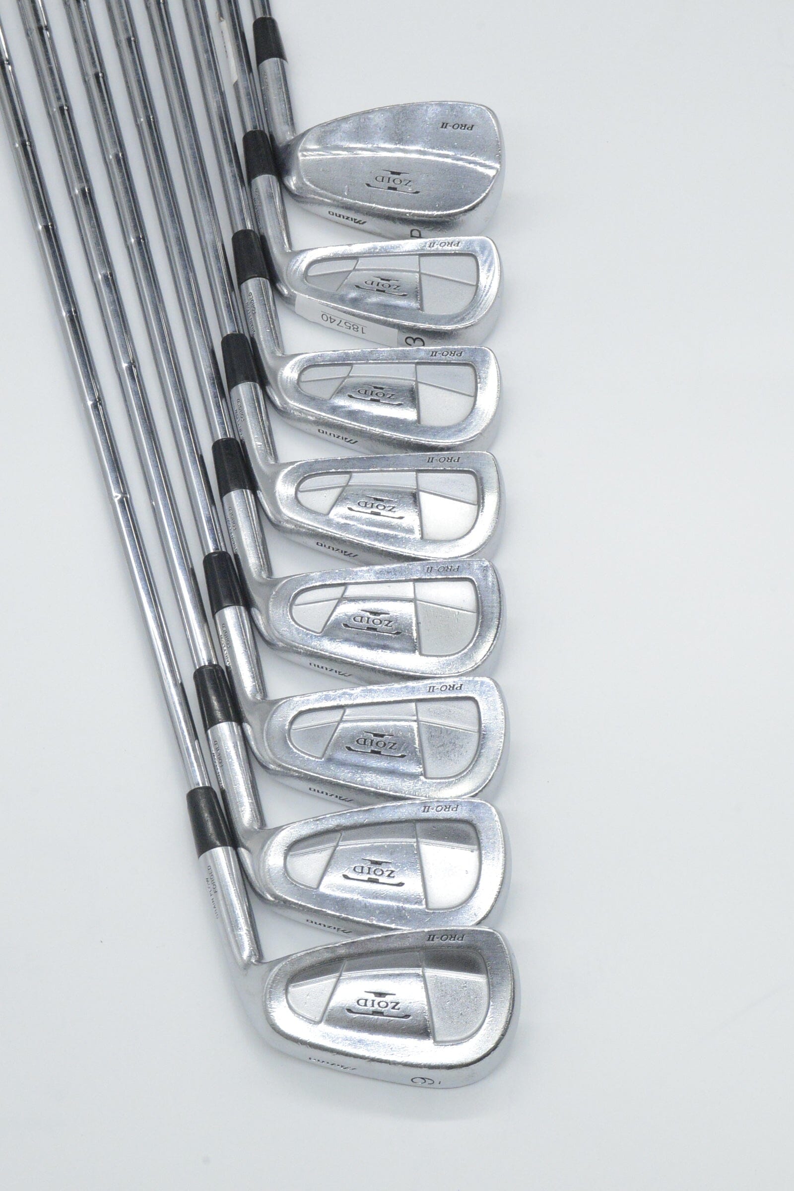 Mizuno T-Zoid Pro II 3-PW Iron Set S Flex Std Length Golf Clubs GolfRoots 