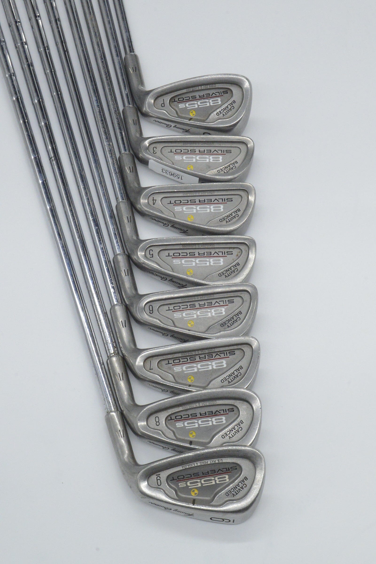 Tommy Armour 855S Silver Scot 3-PW Iron Set R Flex Std Length Golf Clubs GolfRoots 