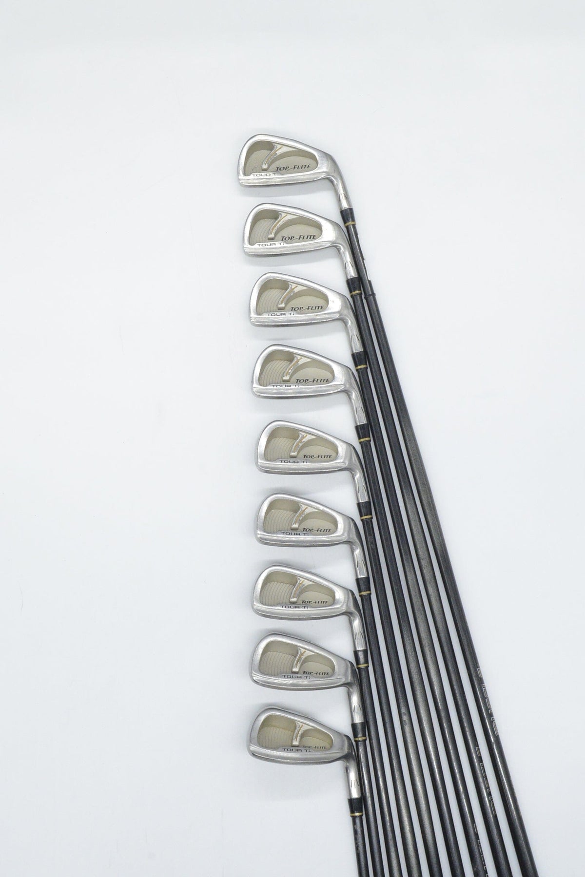 Top Flite Tour ti 2-PW Iron Set S Flex -0.25" Golf Iron Sets Top Flite 