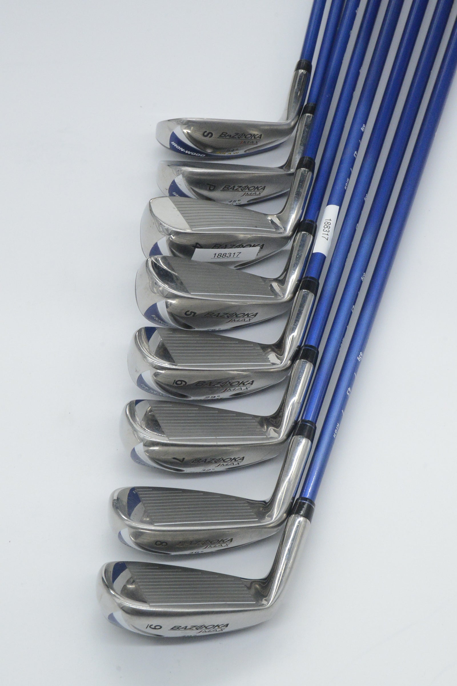 Tour Edge Bazooka JMAX Iron-Wood Draw 4-PW, SW Iron Set SR Flex -0.25"