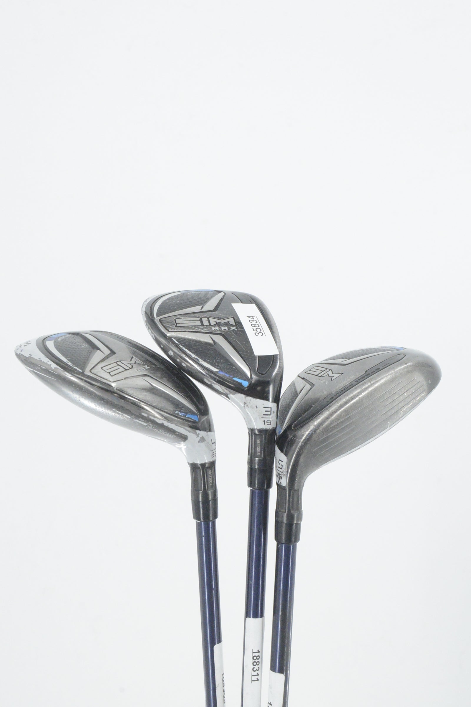 TaylorMade SIM Max 3H, 4H, 5H Hybrid Set R Flex
