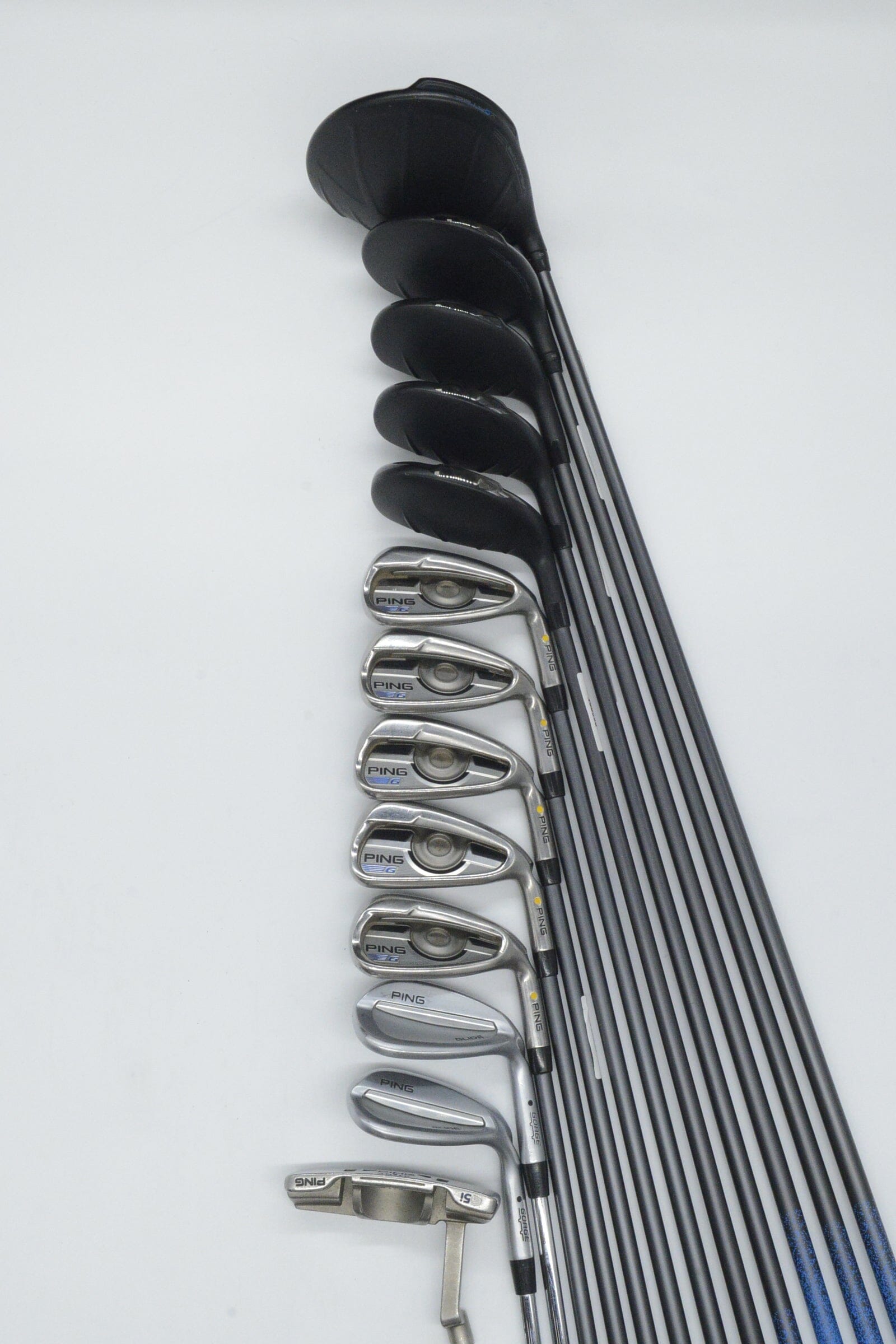 Ping G Mixed Full Set R Flex Std Length Golf Clubs GolfRoots 