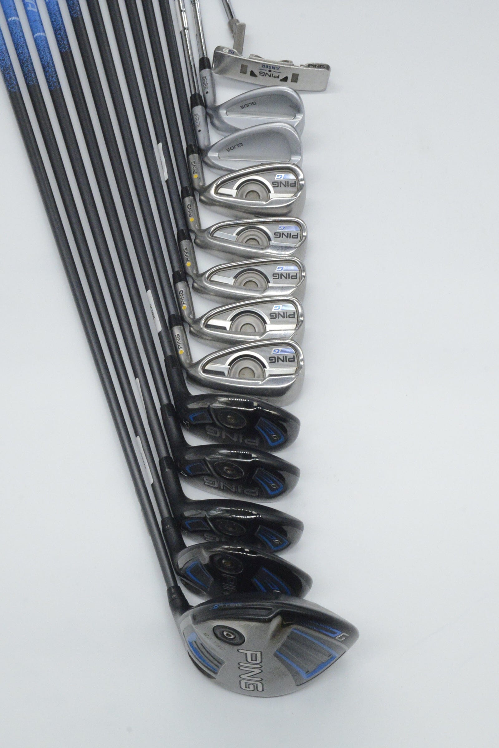 Ping G Mixed Full Set R Flex Std Length Golf Clubs GolfRoots 