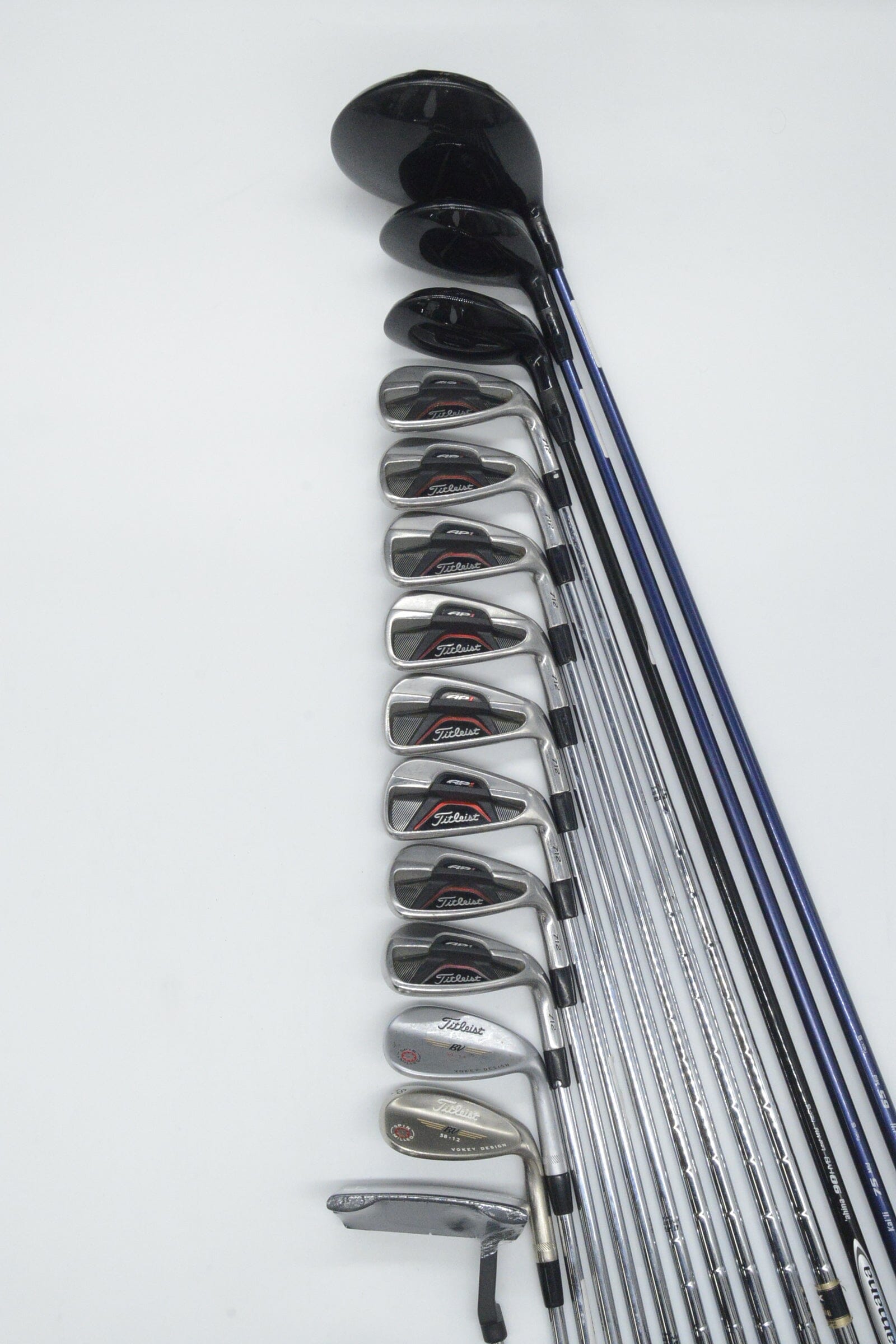 Titleist 712 AP1 Mixed Full Set S Flex +0.25" Golf Clubs GolfRoots 