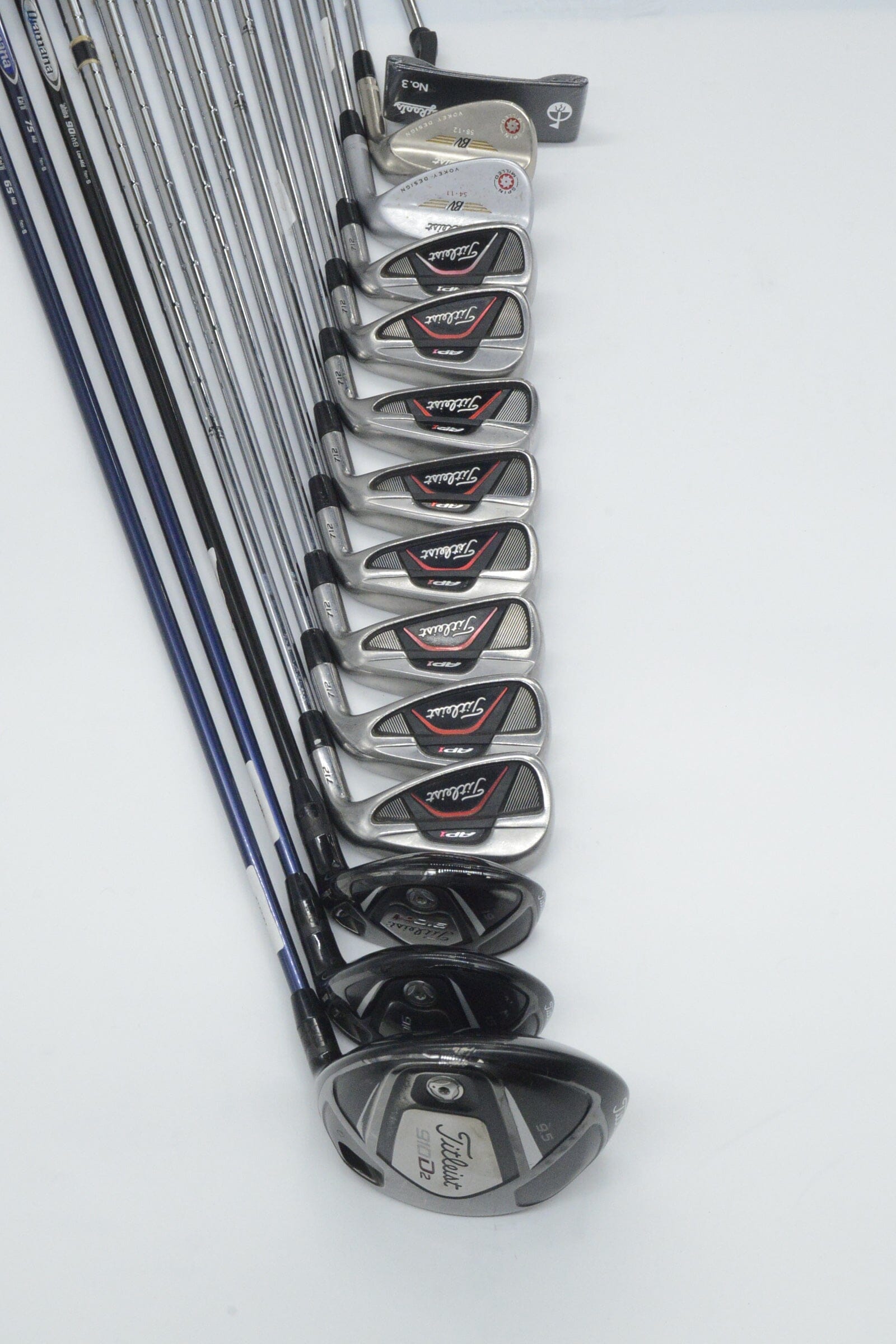 Titleist 712 AP1 Mixed Full Set S Flex +0.25" Golf Clubs GolfRoots 