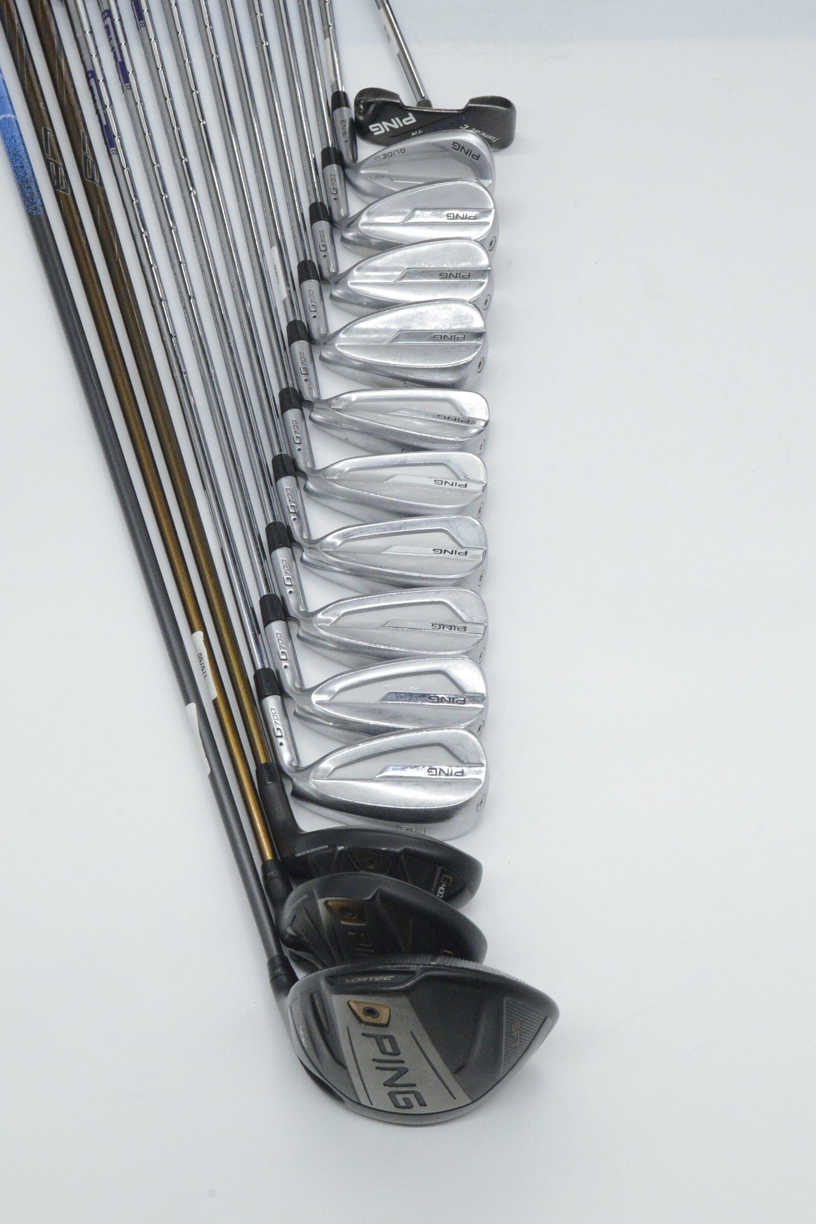 Ping G700 Mixed Full Set R Flex +0.75" Golf Clubs GolfRoots 
