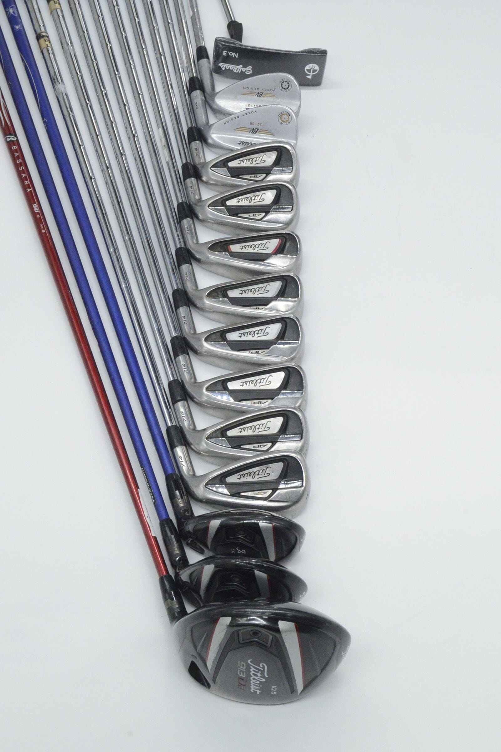 Titleist 714 AP1 Mixed Full Set S Flex Std Length Golf Clubs GolfRoots 