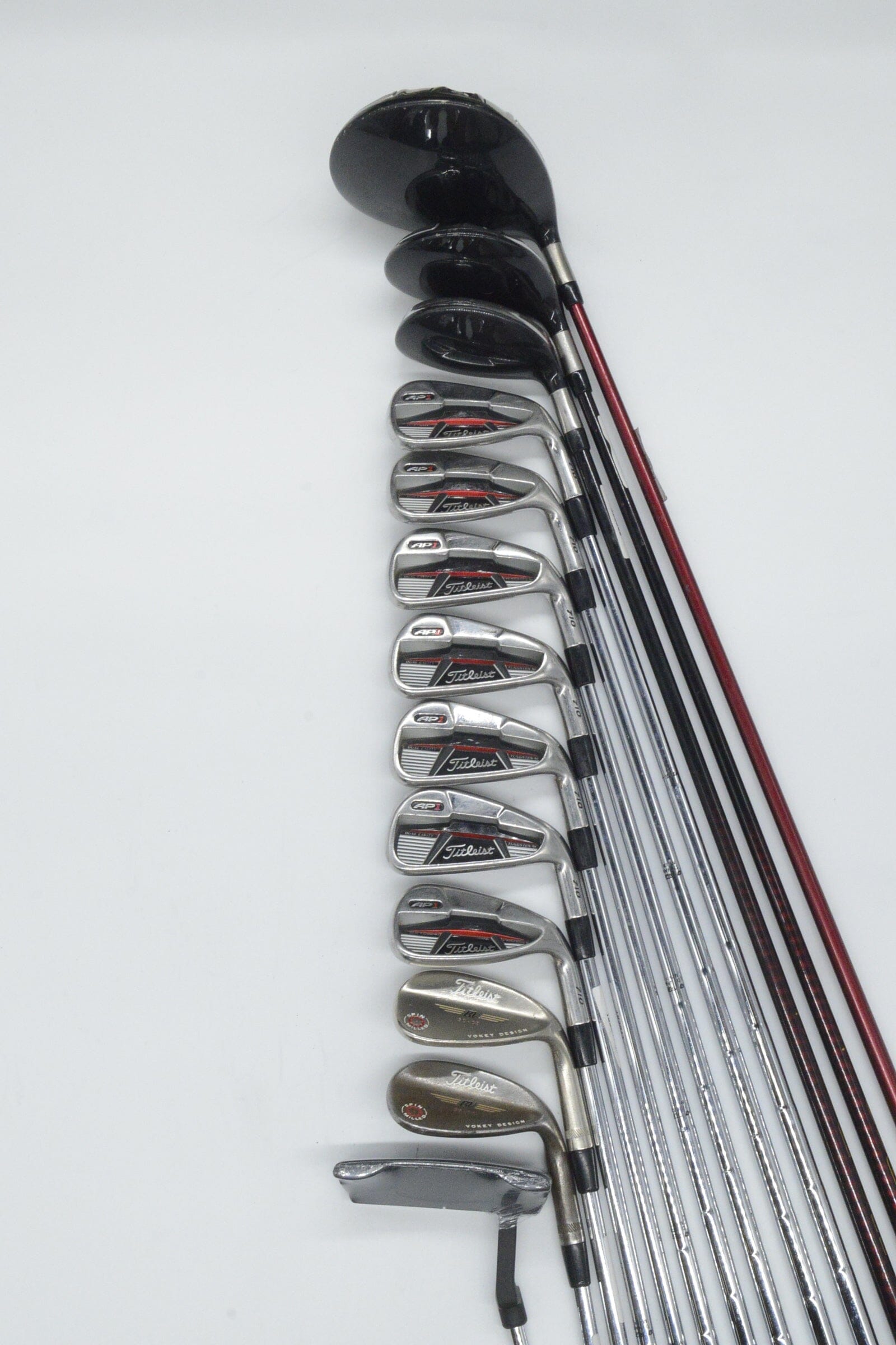 Titleist 710 AP1 Mixed Full Set S Flex +0.25" Golf Clubs GolfRoots 