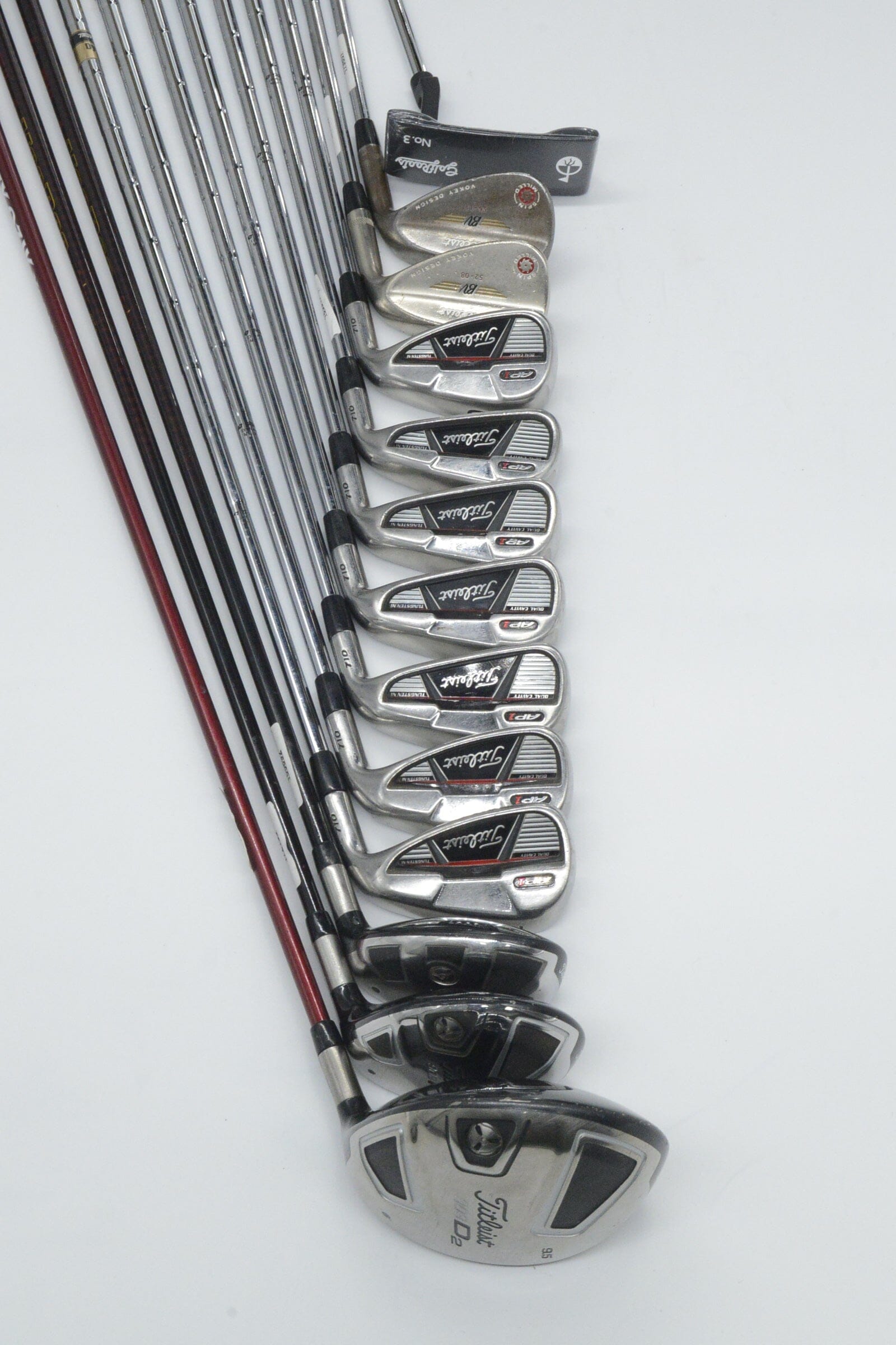 Titleist 710 AP1 Mixed Full Set S Flex +0.25" Golf Clubs GolfRoots 