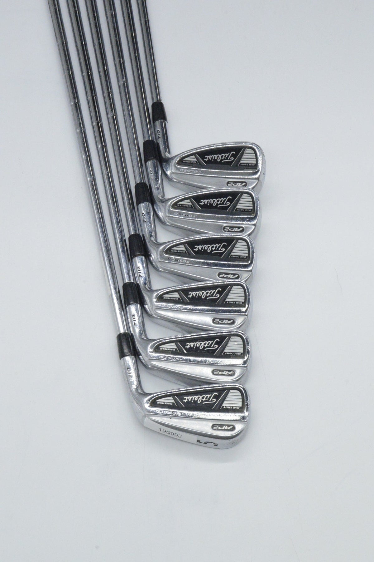 Titleist 710 AP2 Forged 5-PW Iron Set S Flex +1" Golf Iron Sets Titleist 