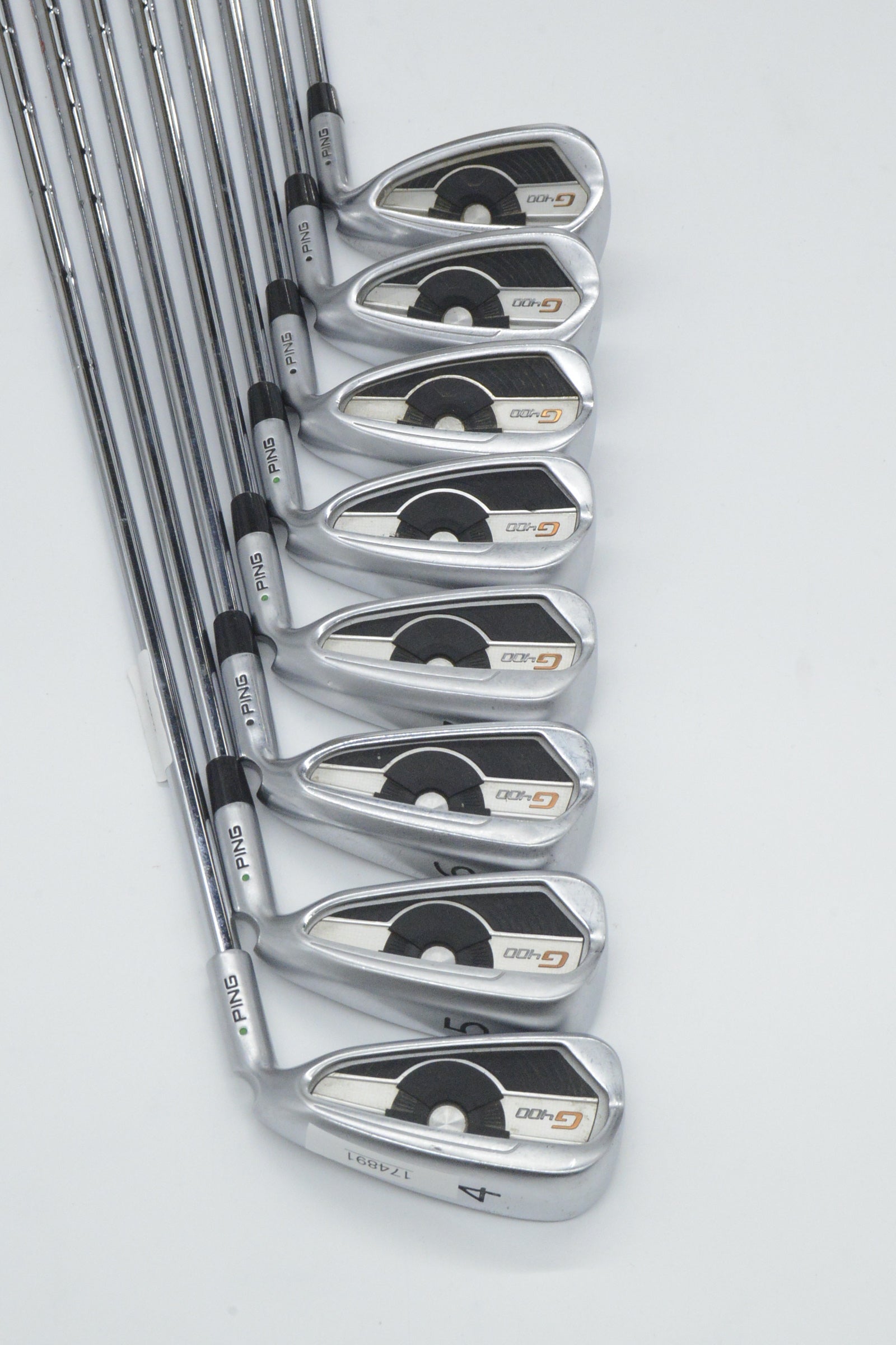 Ping G400 4-9, UW-SW Iron Set R Flex +0.75"
