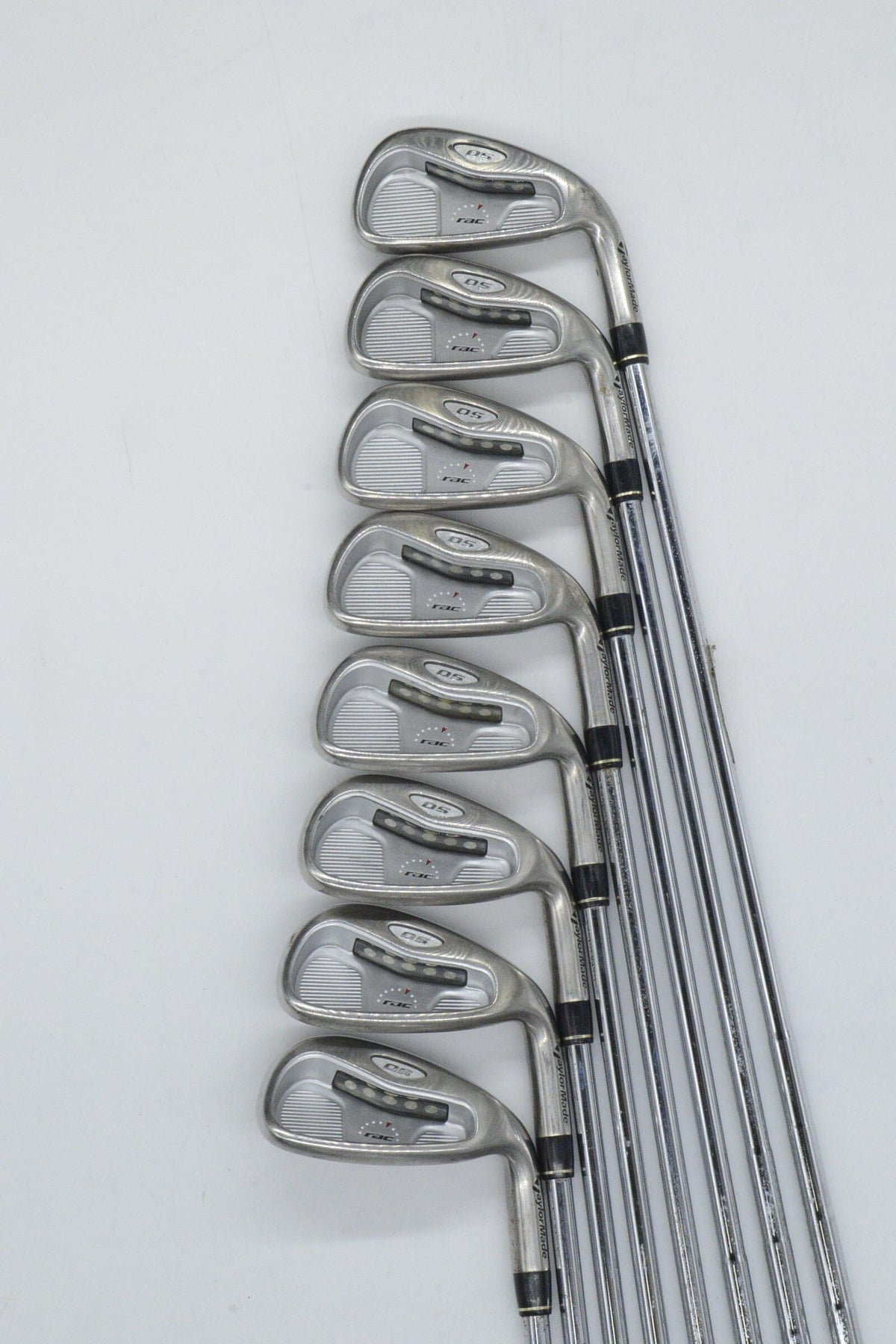 TaylorMade Rac OS 3-PW Iron Set R Flex +0.25" Golf Iron Sets TaylorMade 
