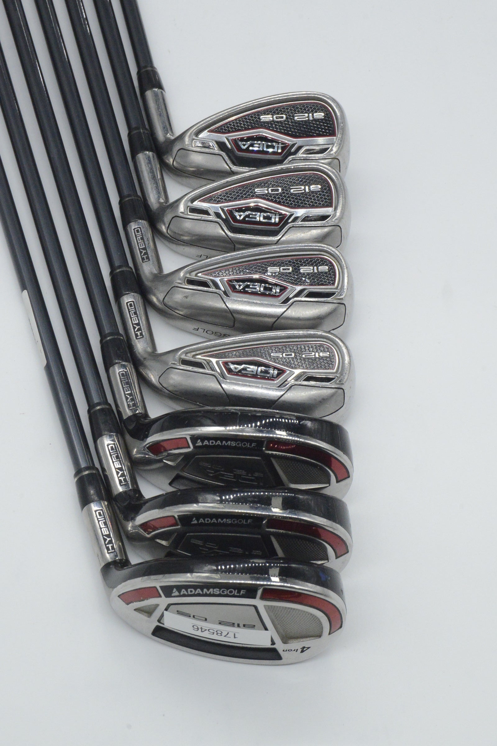 Adams Idea A12OS Hybrid 4H-6H, 7-PW Iron Set SR Flex Std Length