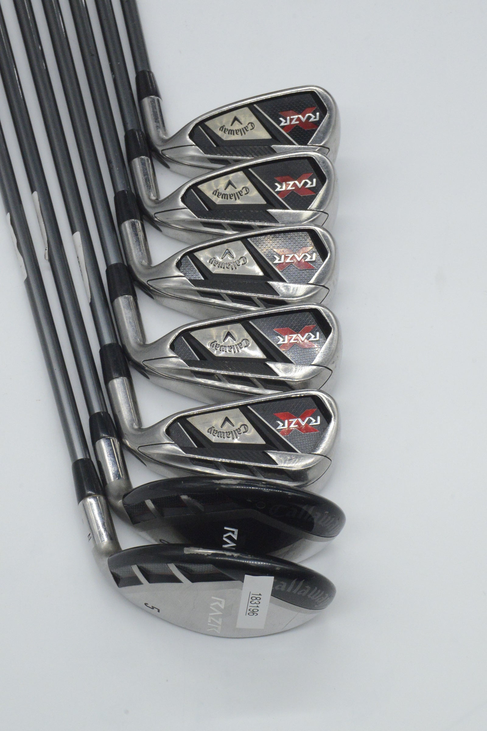 Callaway RAZR X 5H-6H, 6-PW Iron Set R Flex -1.25"