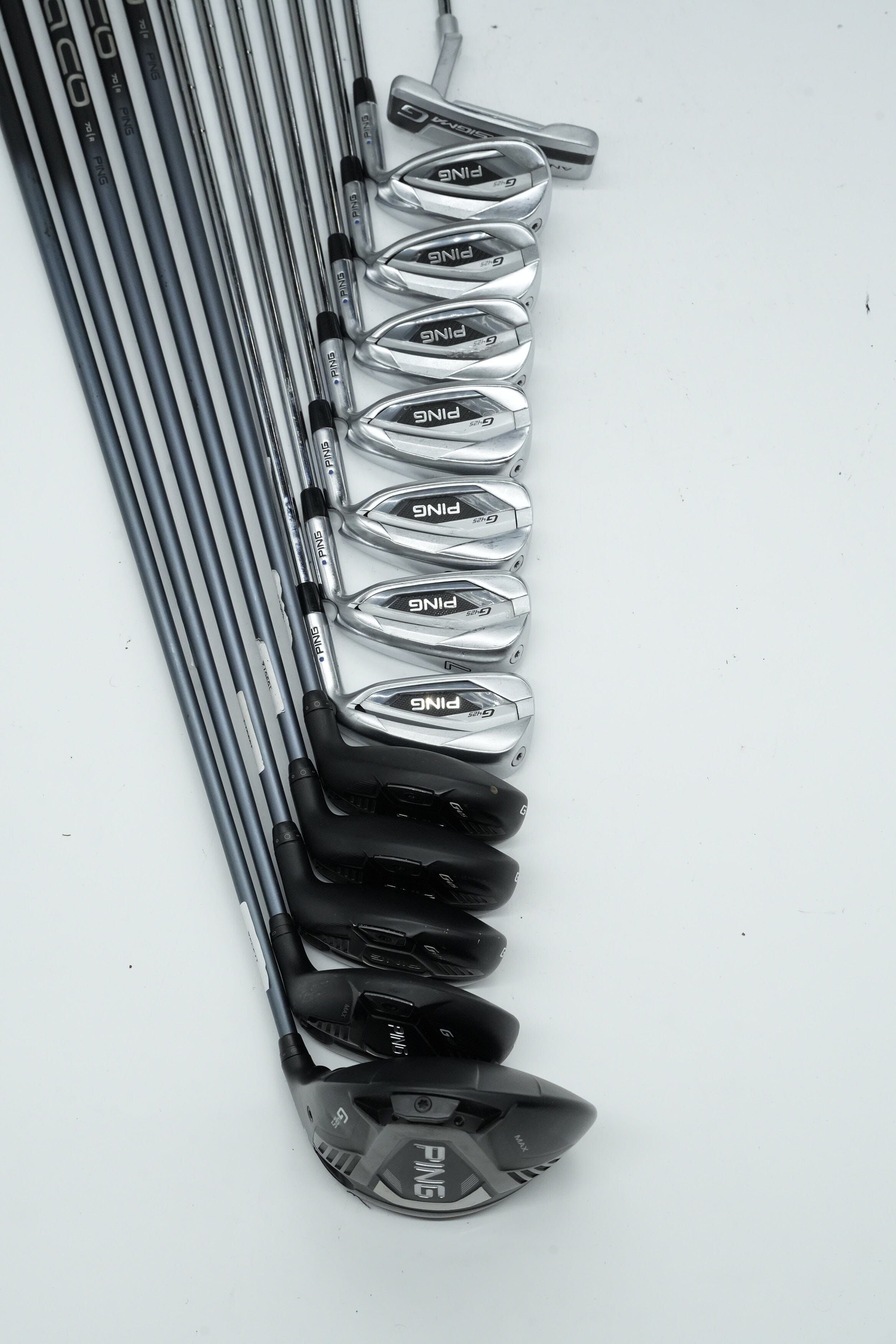 Ping G425 Mixed Full Set R Flex Std Length Golf Clubs GolfRoots 
