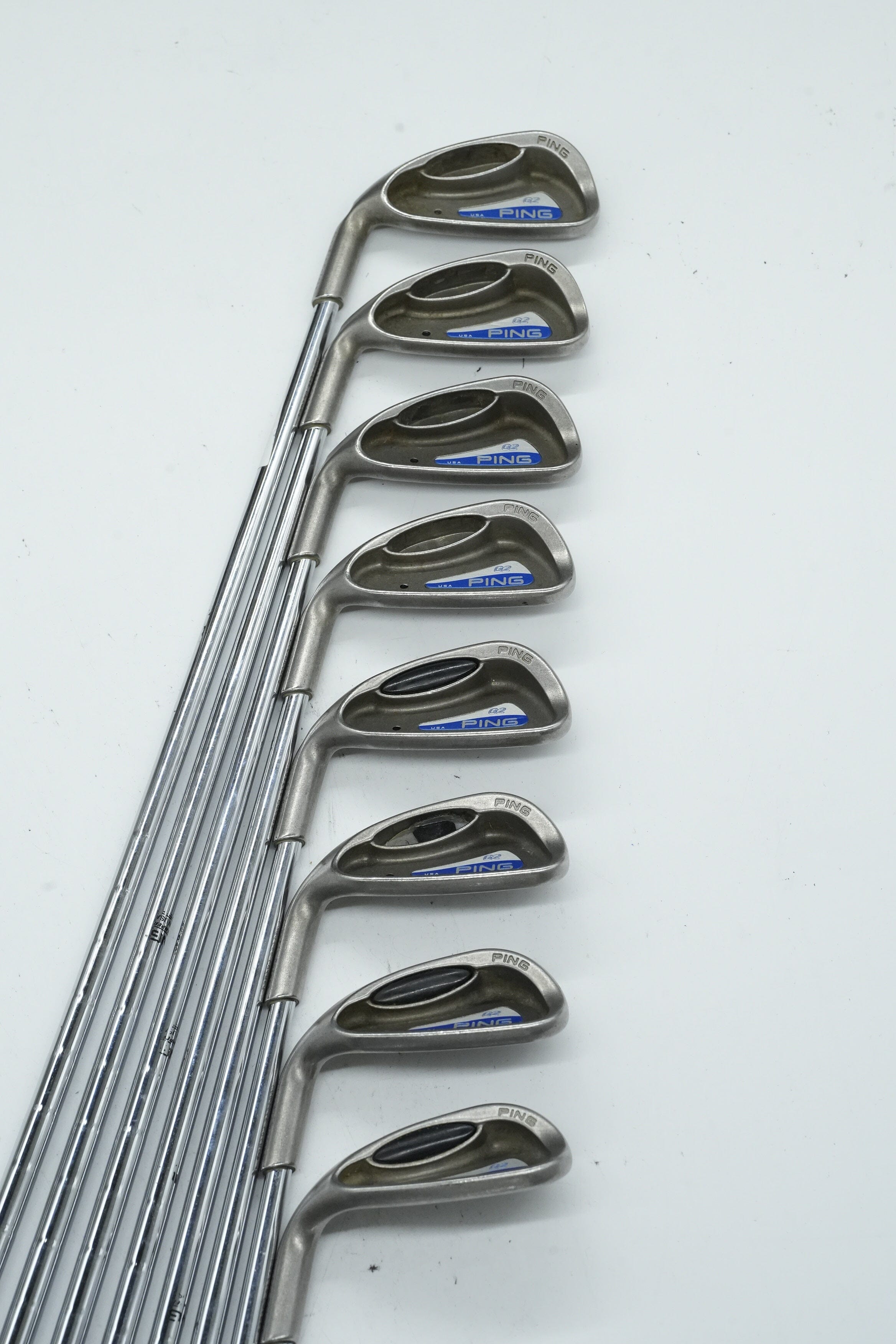 Lefty Ping G2 3-7, 9-PW, SW Iron Set S Flex Std Length Golf Clubs GolfRoots 