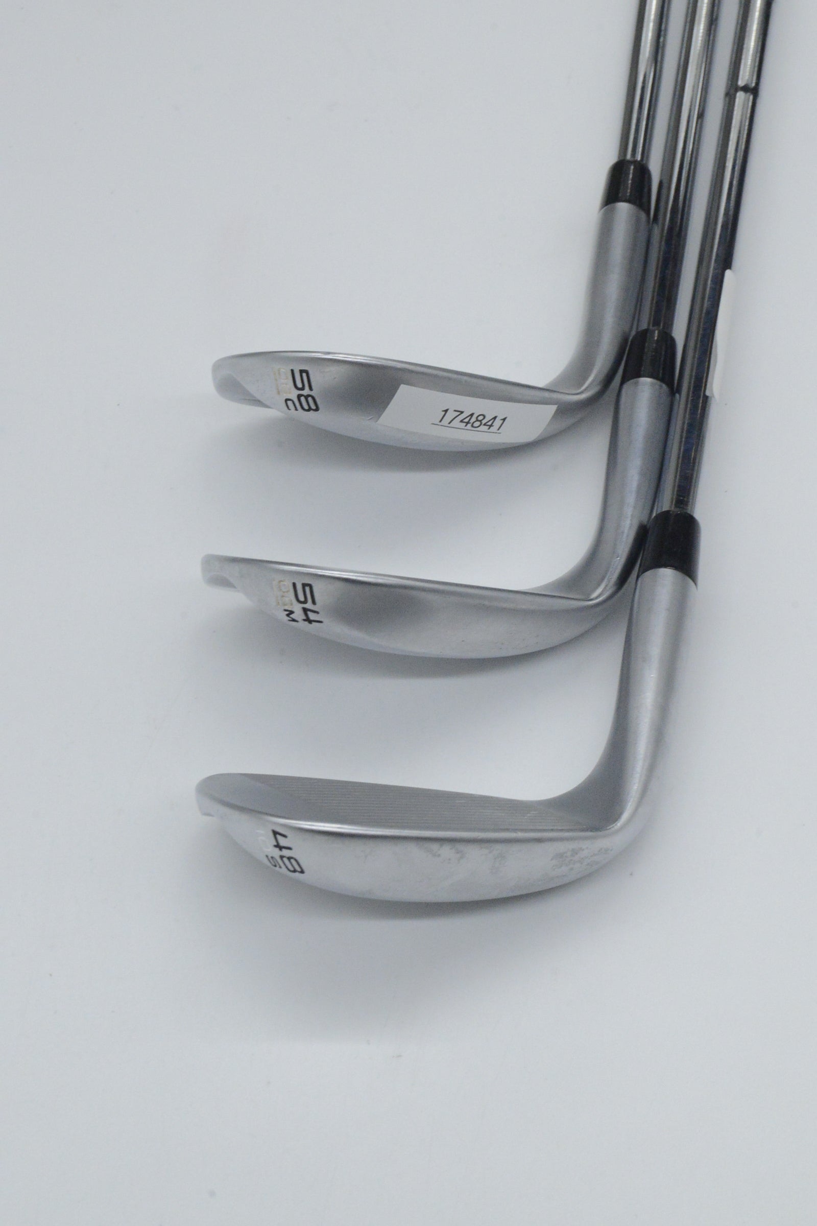 Mizuno Pro T-1 Soft White Satin 48, 54, 58 Degree Wedge Set S Flex