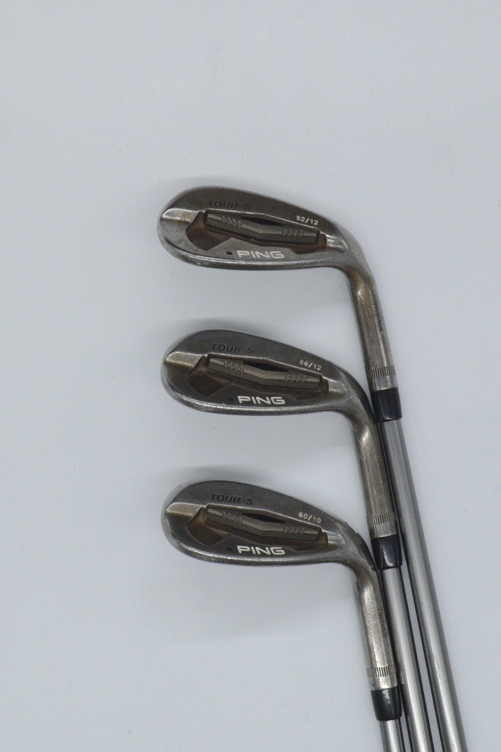Ping Tour-S Rustique 52, 56, 60 Degree Wedge Set S Flex Golf Clubs GolfRoots 