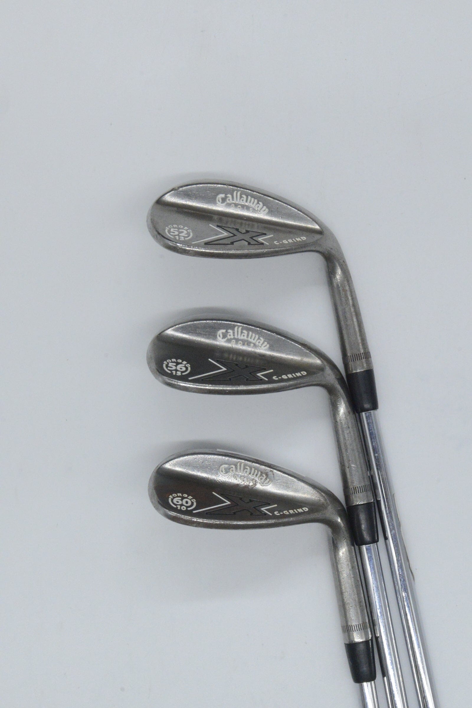 Callaway X-Forged 52, 56, 60 Degree Wedge Set S Flex Golf Clubs GolfRoots 