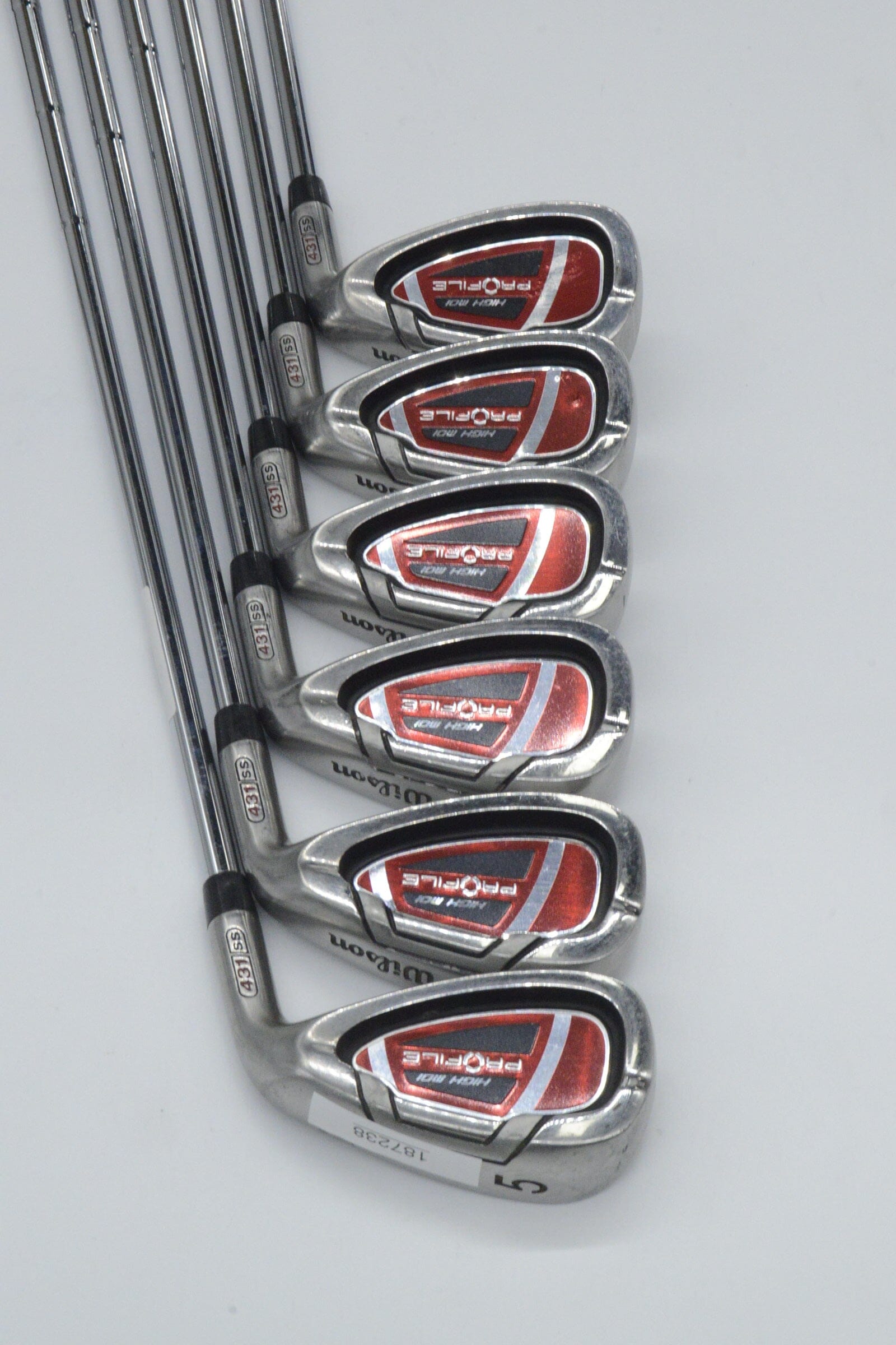 Wilson Profile 431 SS 5-PW Iron Set S Flex -0.25" Golf Clubs GolfRoots 
