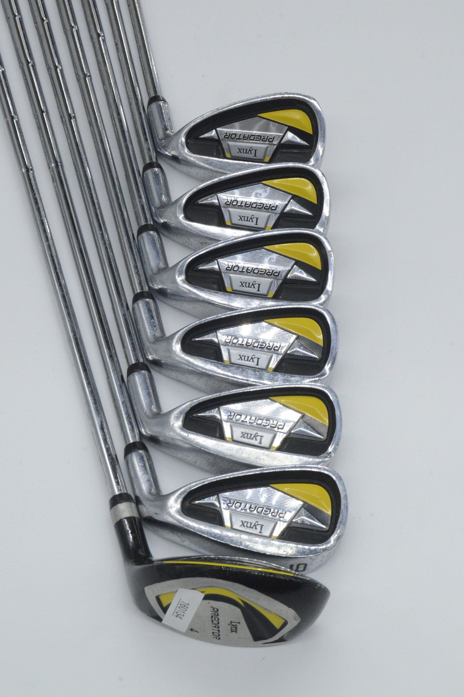 Lynx Predator 4H, 6-PW, SW Iron Set S Flex +0.5" Golf Clubs GolfRoots 