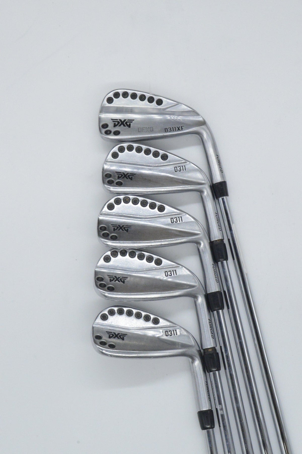 PXG 0311 Chrome/ 0311 XF Combo 6-PW Iron Set S Flex -0.5" Golf Clubs GolfRoots 