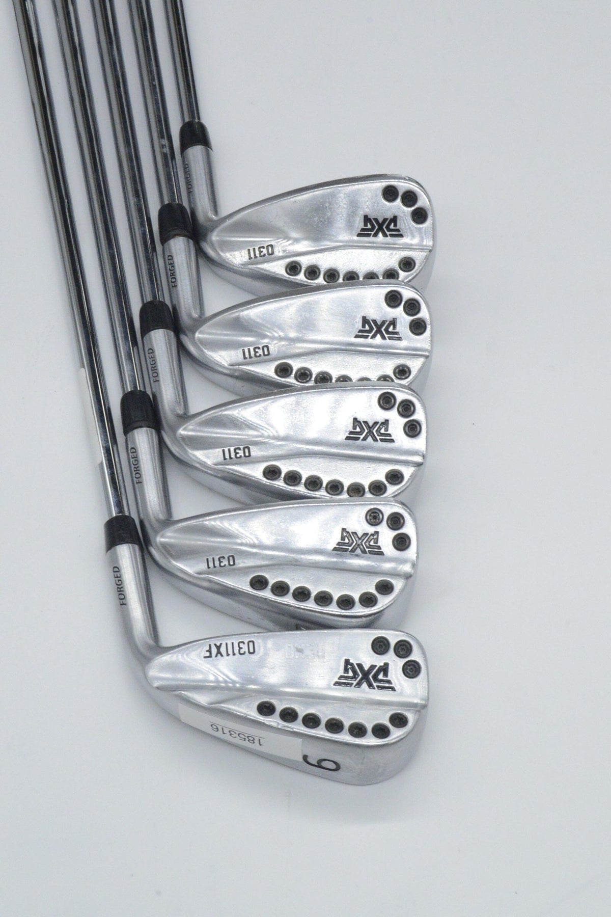 PXG 0311 Chrome/ 0311 XF Combo 6-PW Iron Set S Flex -0.5" Golf Clubs GolfRoots 