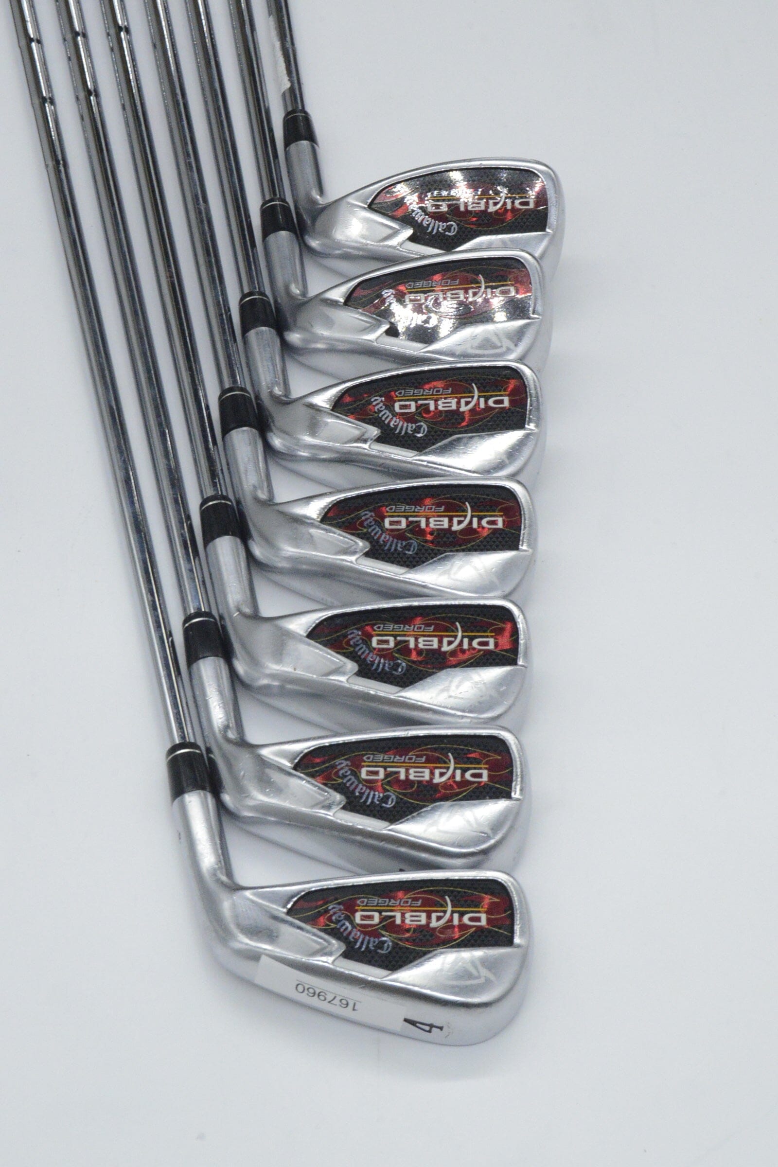 Callaway Diablo Forged 4-PW Iron Set Uniflex -0.25" Golf Clubs GolfRoots 