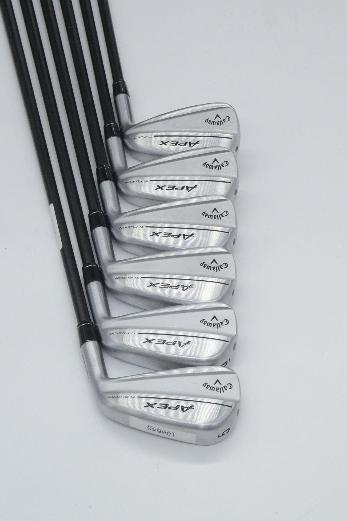 Callaway Apex Ti Fusion Plated 5-PW Iron Set R Flex -0.75" Golf Clubs GolfRoots 