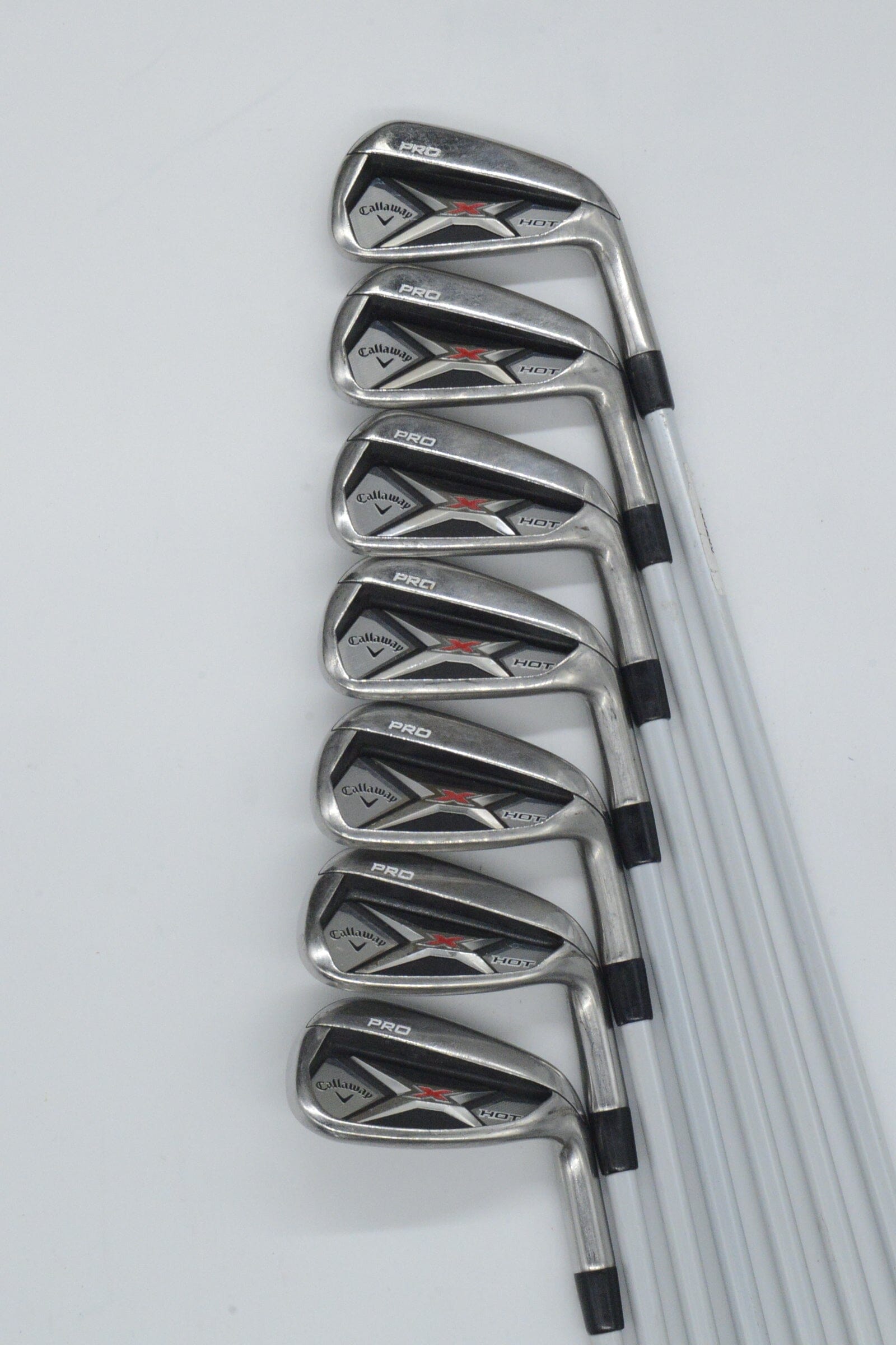 Callaway X Hot Pro 4-PW Iron Set R Flex -0.5" Golf Clubs GolfRoots 