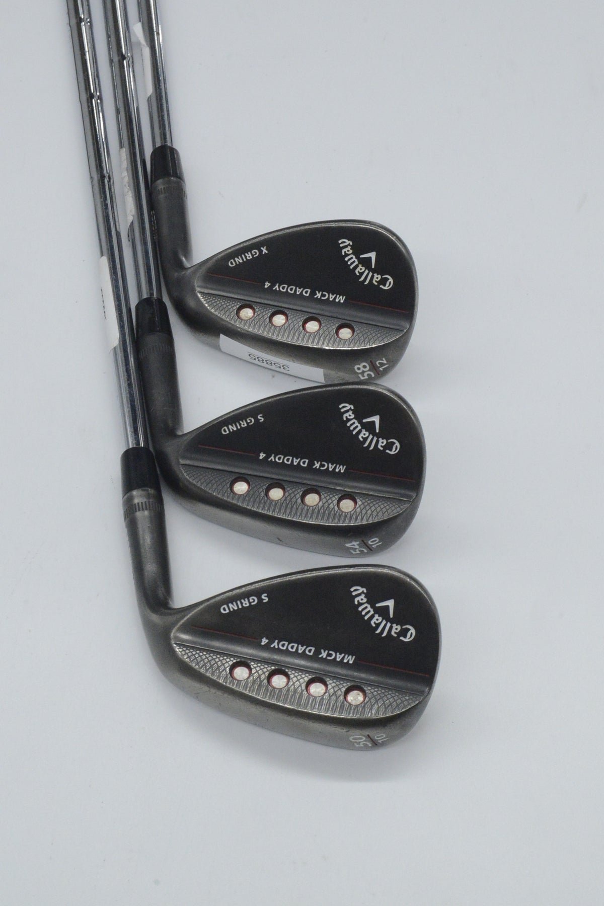 Callaway Mack Daddy 4 Black Nickel 50, 54, 58 Degree Wedge Set S Flex