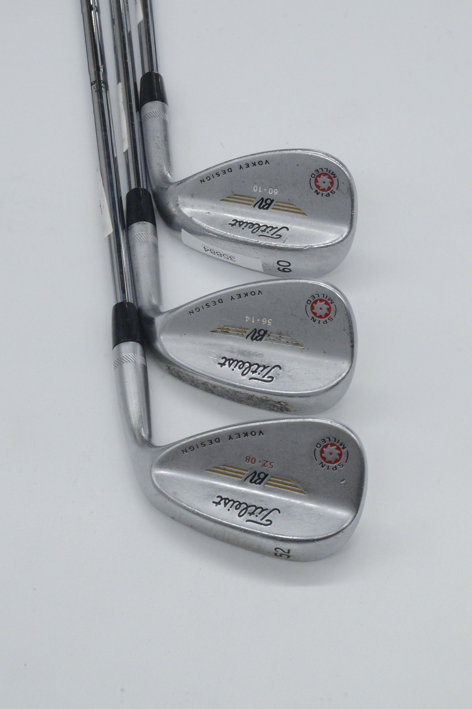 Titleist Vokey Spin Milled 52, 56, 60 Degree Wedge Set Wedge Flex