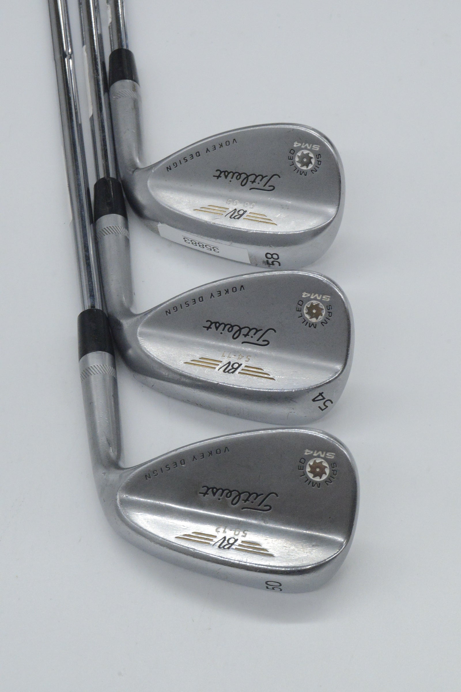 Titleist Vokey SM4 Tour Chrome 50, 54, 58 Degree Wedge Set Wedge Flex