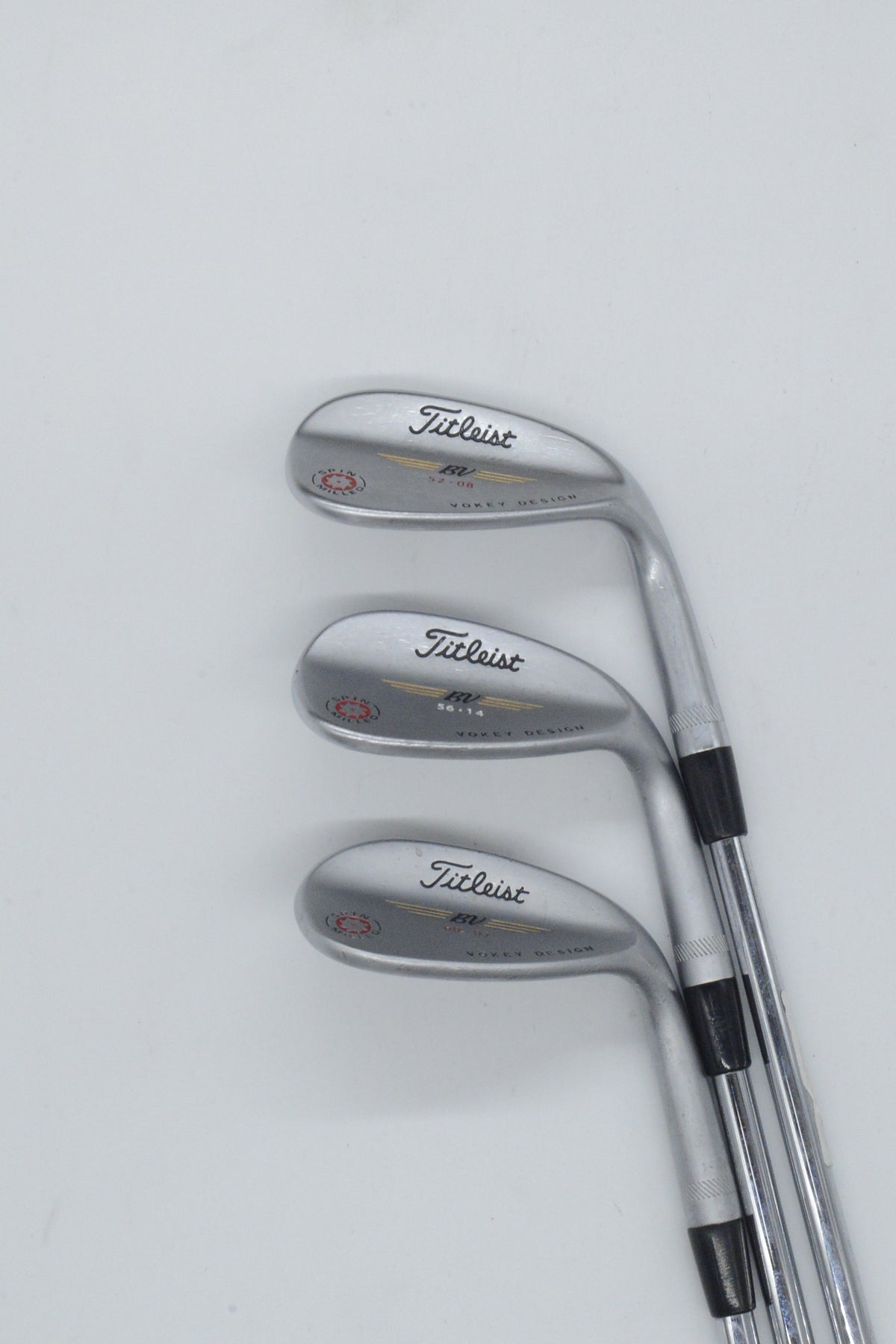 Titleist Vokey Spin Milled 52, 56, 60 Degree Wedge Set Wedge Flex