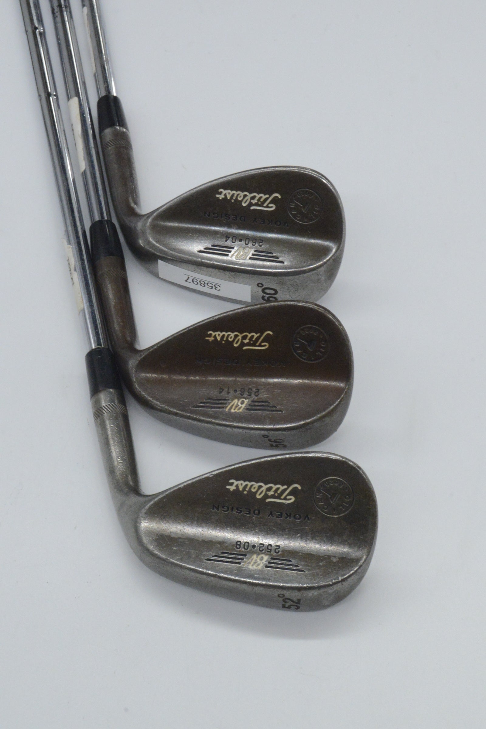 Titleist Vokey Oil Can 52, 56, 60 Degree Wedge Set Wedge Flex