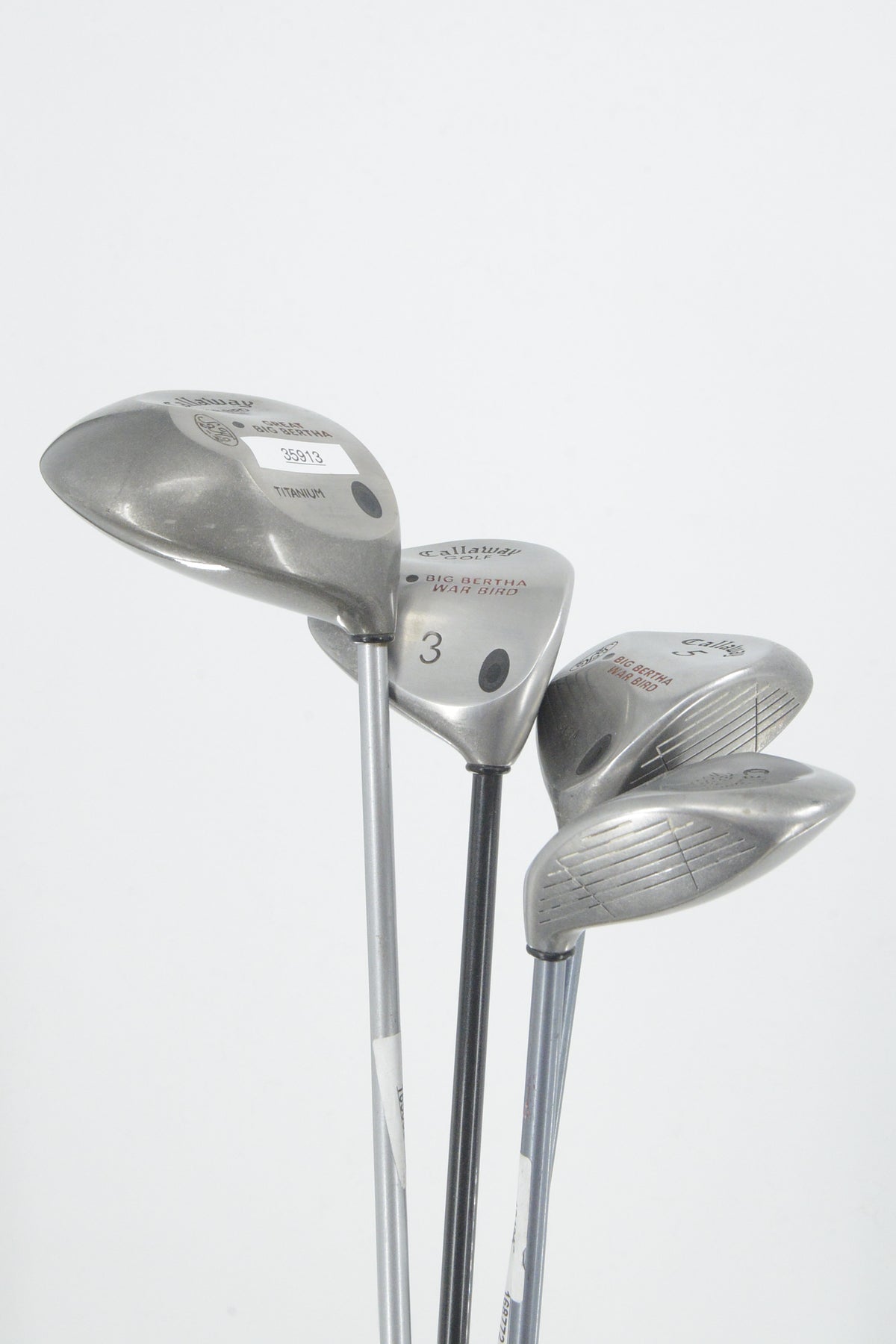 Callaway Big Bertha War Bird D, 3W, 5W, 7W Wood Set R Flex