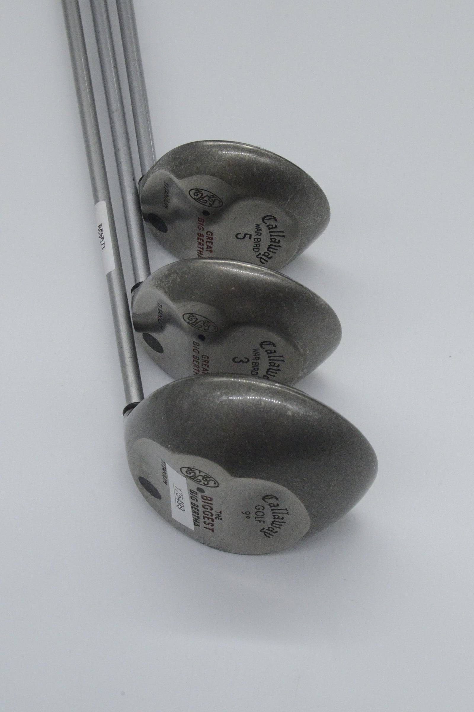 Callaway Biggest Big Bertha D, 3W, 5W Wood Set S Flex