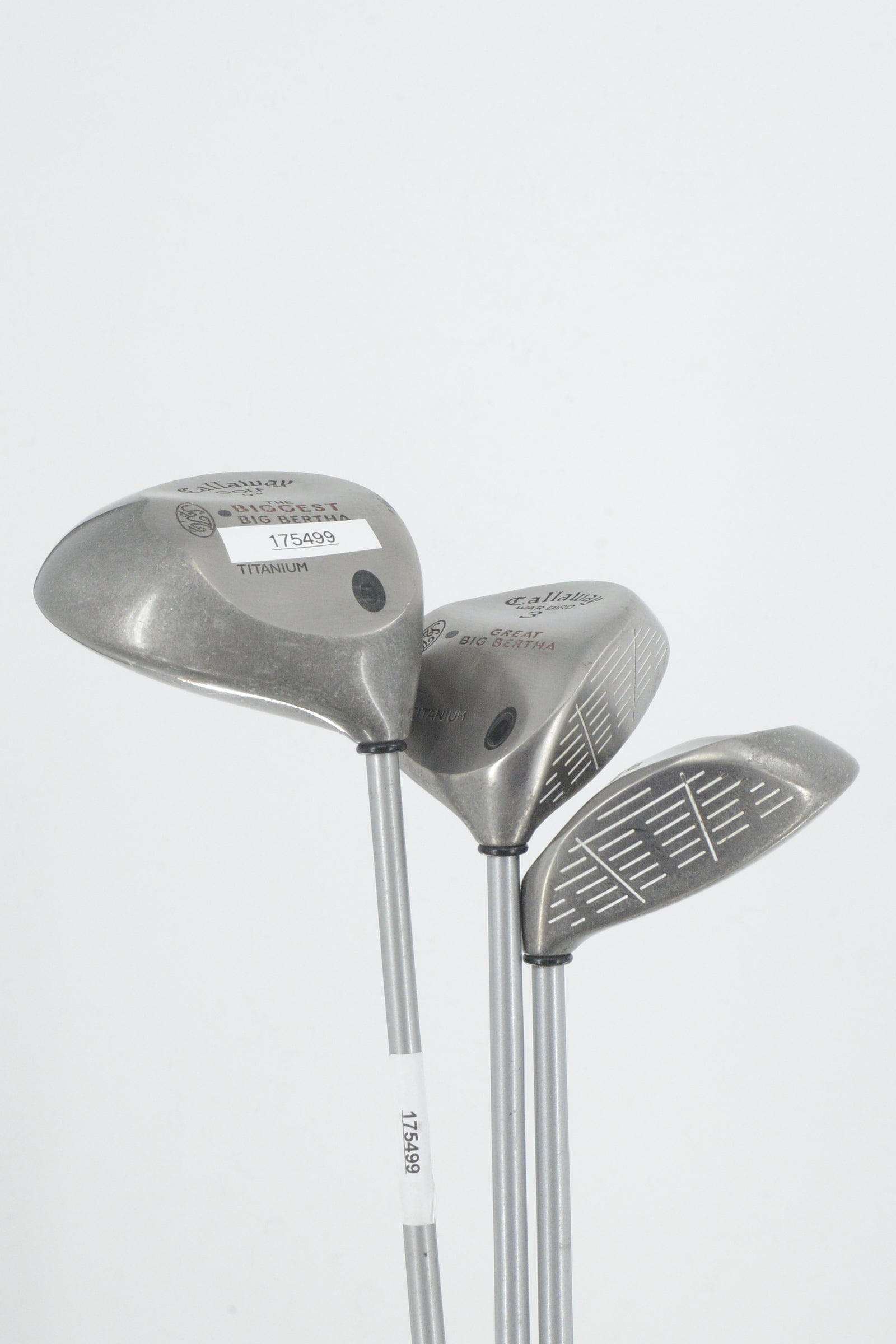 Callaway Biggest Big Bertha D, 3W, 5W Wood Set S Flex