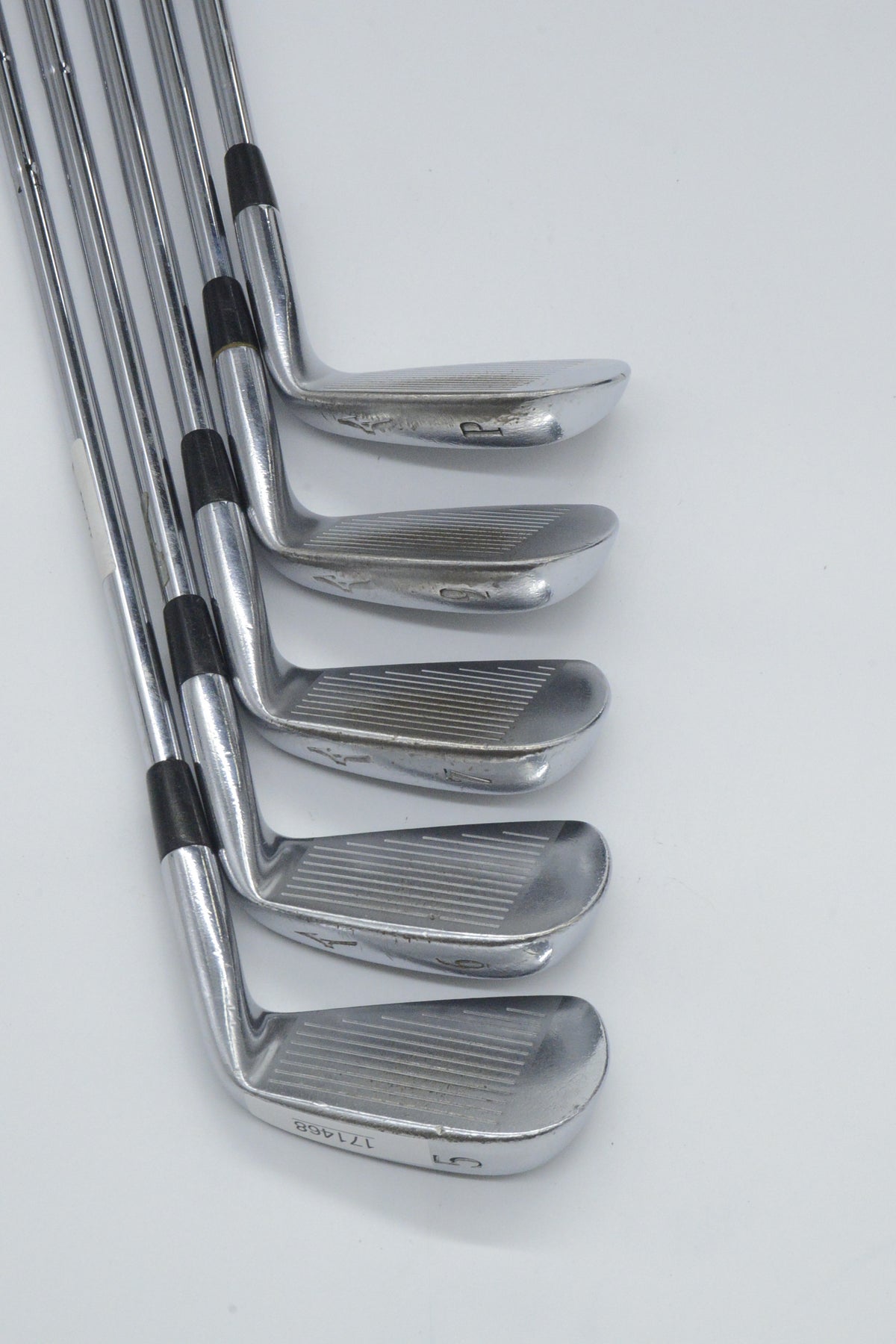 Lefty Mizuno MP-57 5-7, 9-PW Iron Set S Flex +0.5"