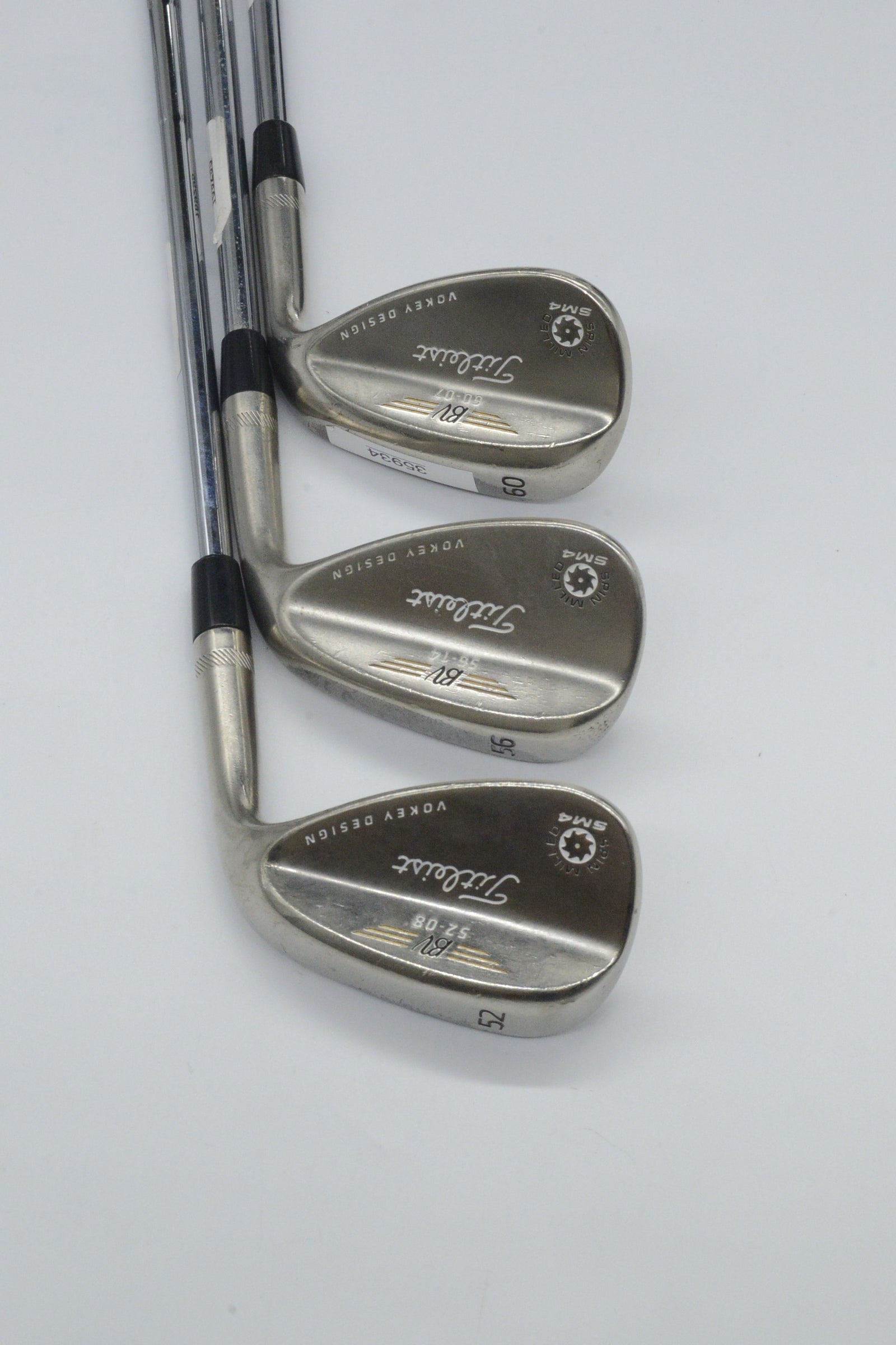 Titleist Vokey SM4 Black Nickel 52, 56, 60 Degree Wedge Set Wedge Flex