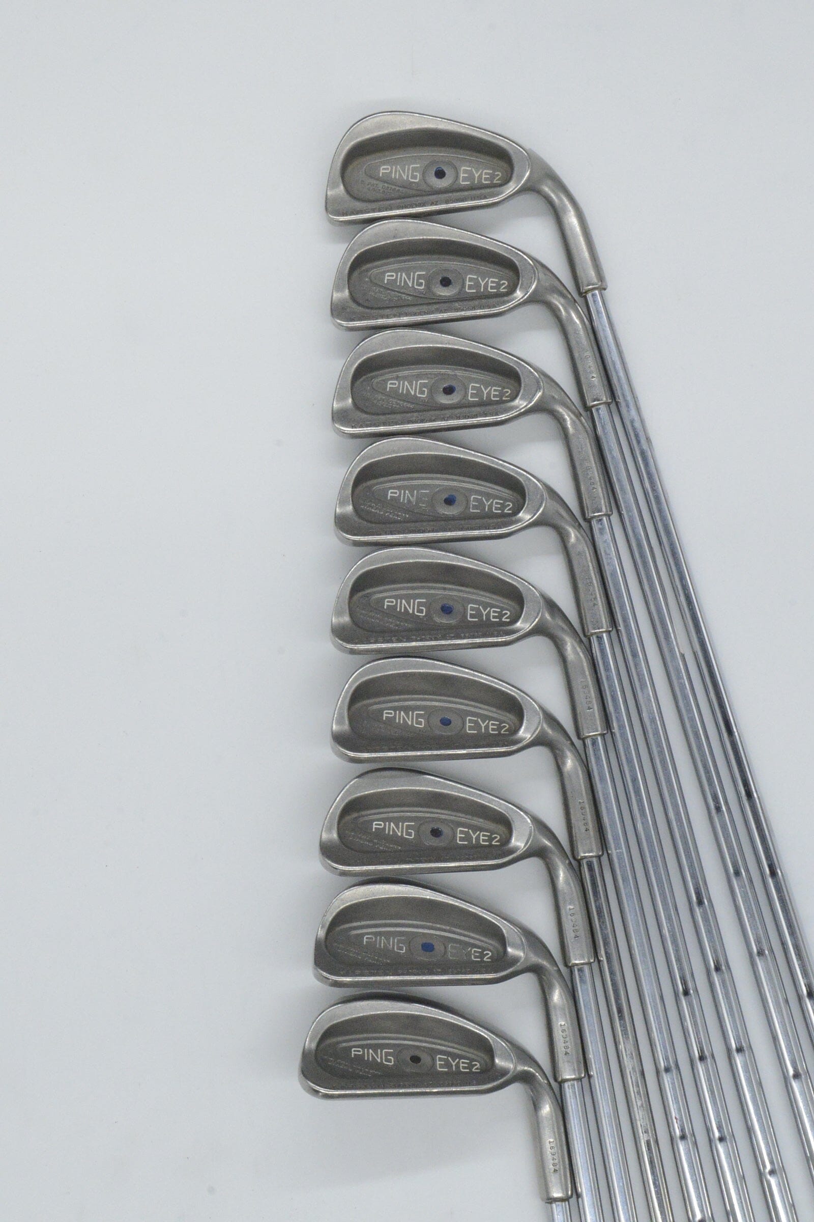Ping Eye 2 2-PW Iron Set S Flex -0.25" Golf Clubs GolfRoots 