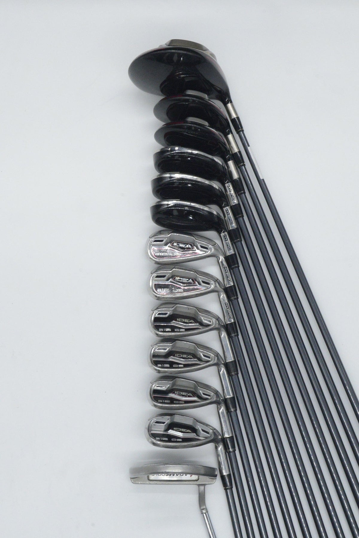 Adams Idea A12OS Hybrid Mixed Full Set SR Flex Std Length Golf Clubs GolfRoots 