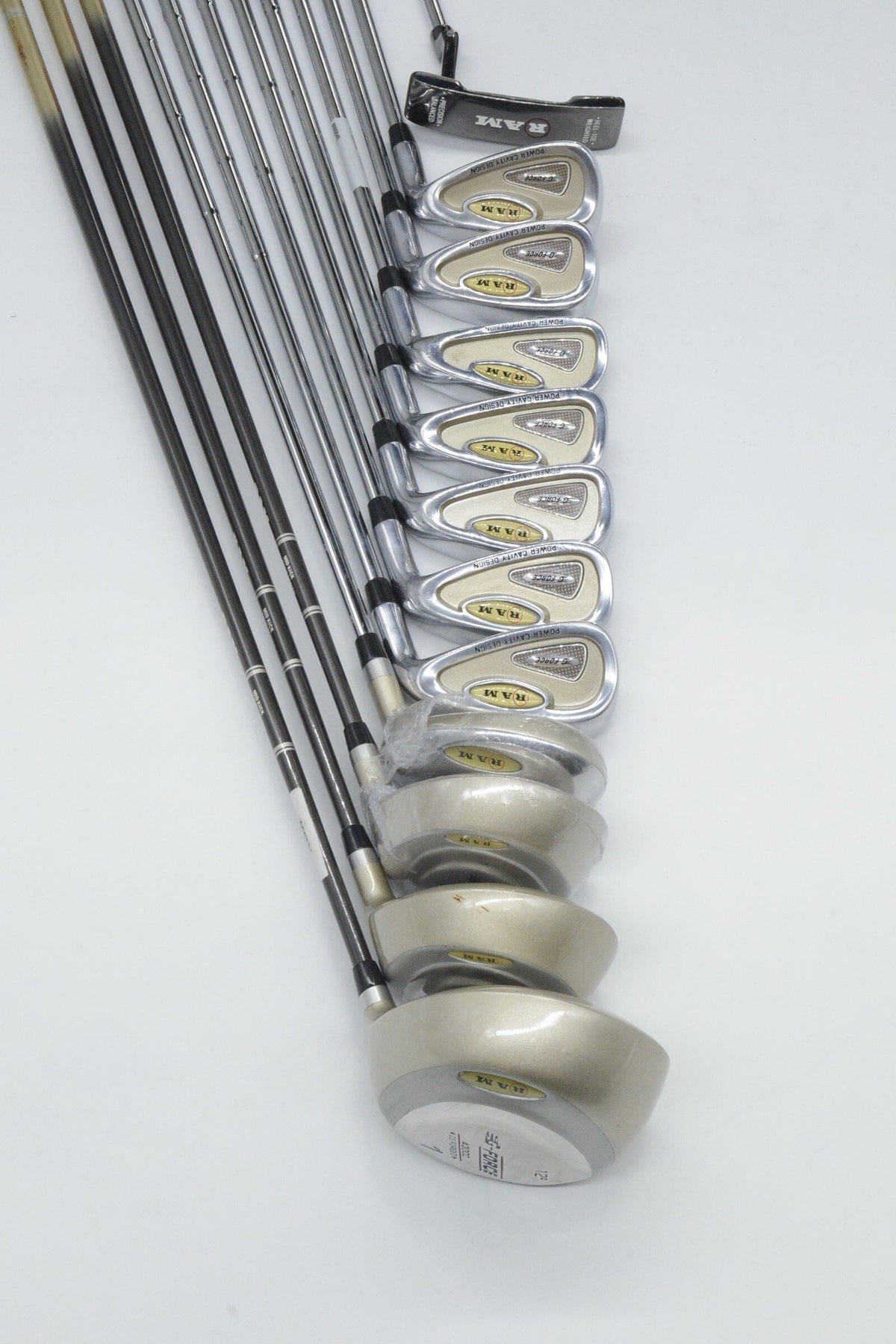 RAM G force Mixed Full Set S Flex -0.5" Golf Clubs GolfRoots 
