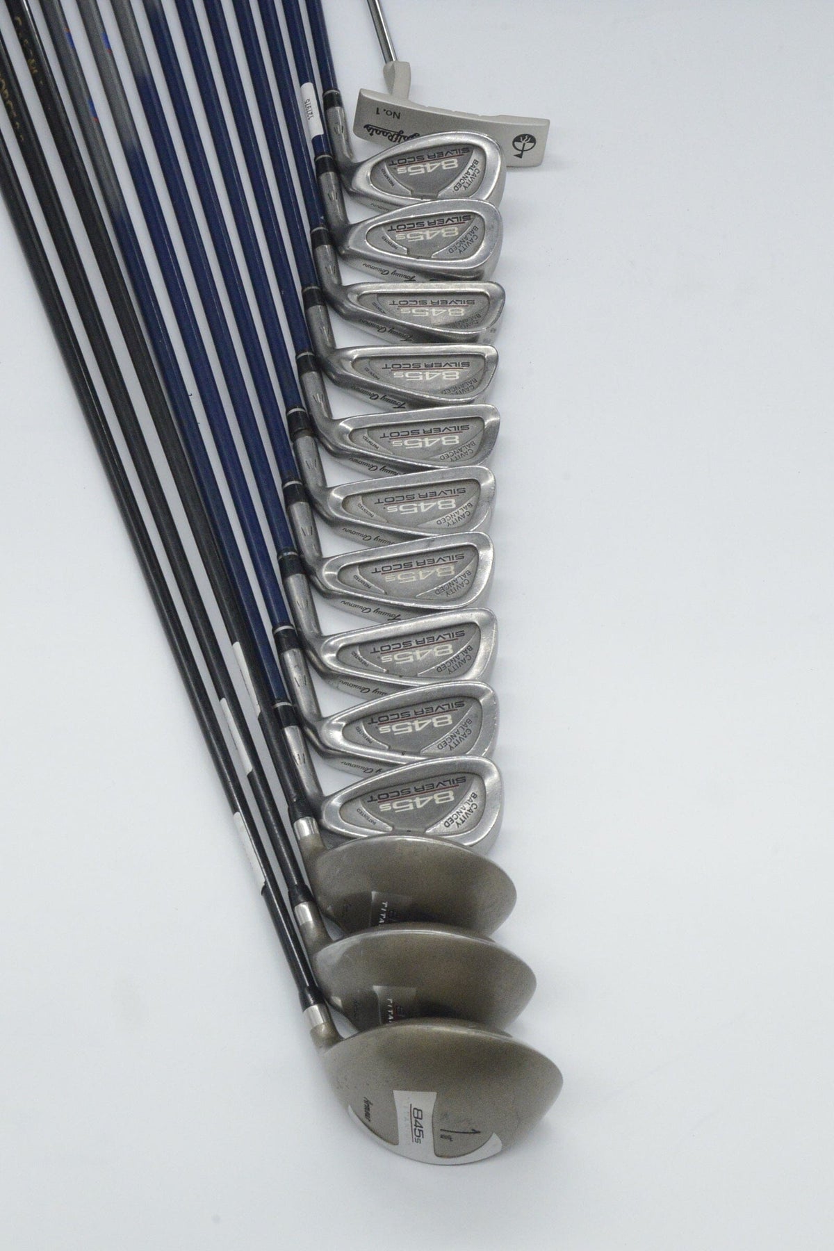 Tommy Armour 845S Silver Scot Mixed Full Set S Flex -0.25" Golf Clubs GolfRoots 