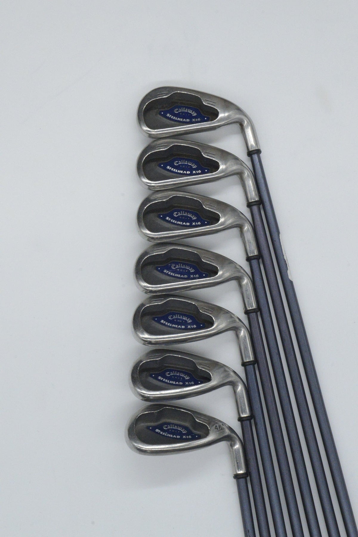 Callaway Steelhead X-16 4-PW Iron Set R Flex +0.5" Golf Clubs GolfRoots 