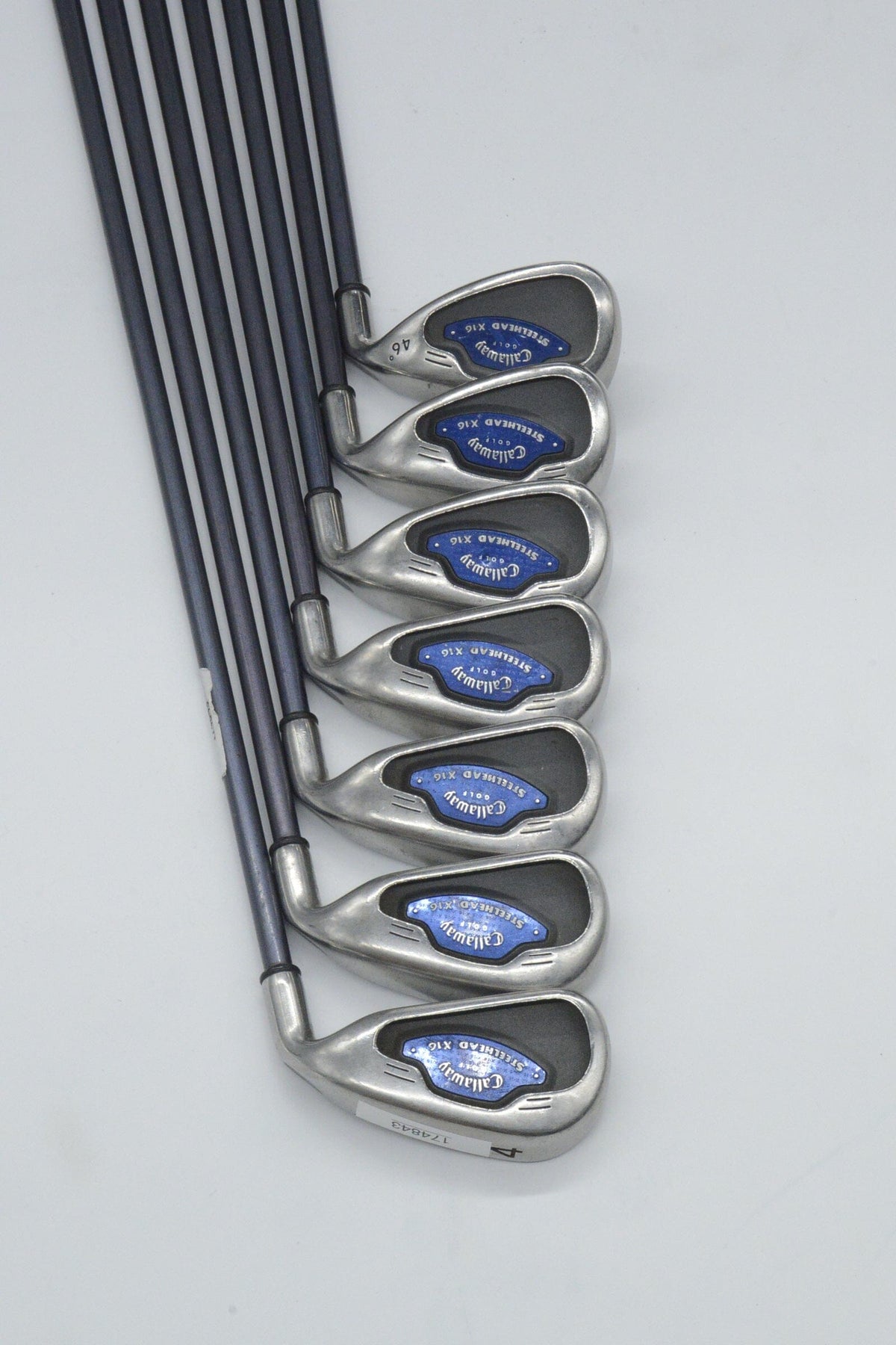 Callaway Steelhead X-16 4-PW Iron Set R Flex +0.5" Golf Clubs GolfRoots 
