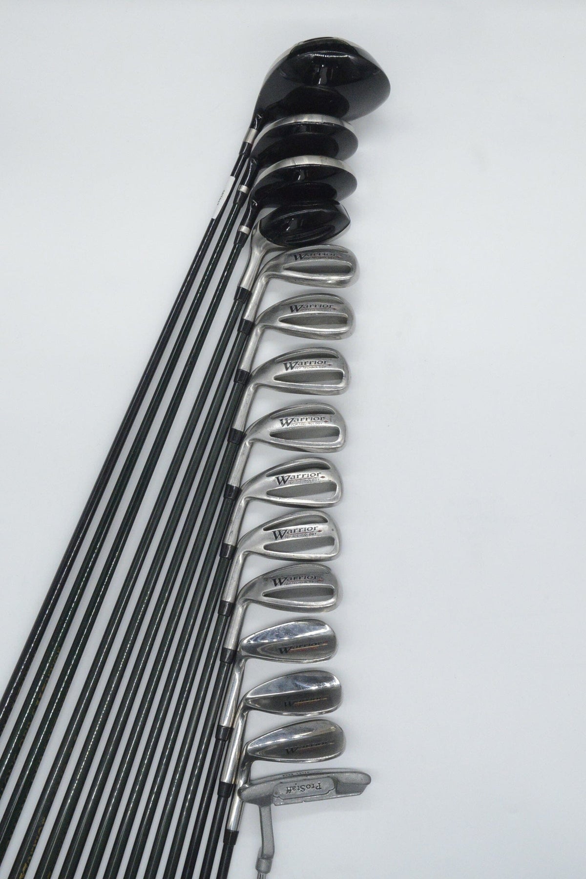 Lefty Warrior TCP Mixed Full Set S Flex +0.25"