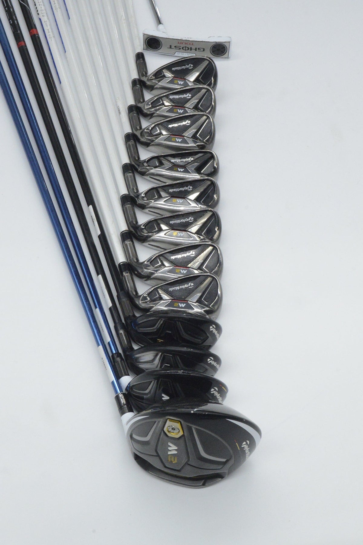 TaylorMade M2 Mixed Full Set S Flex -0.5" Golf Clubs GolfRoots 
