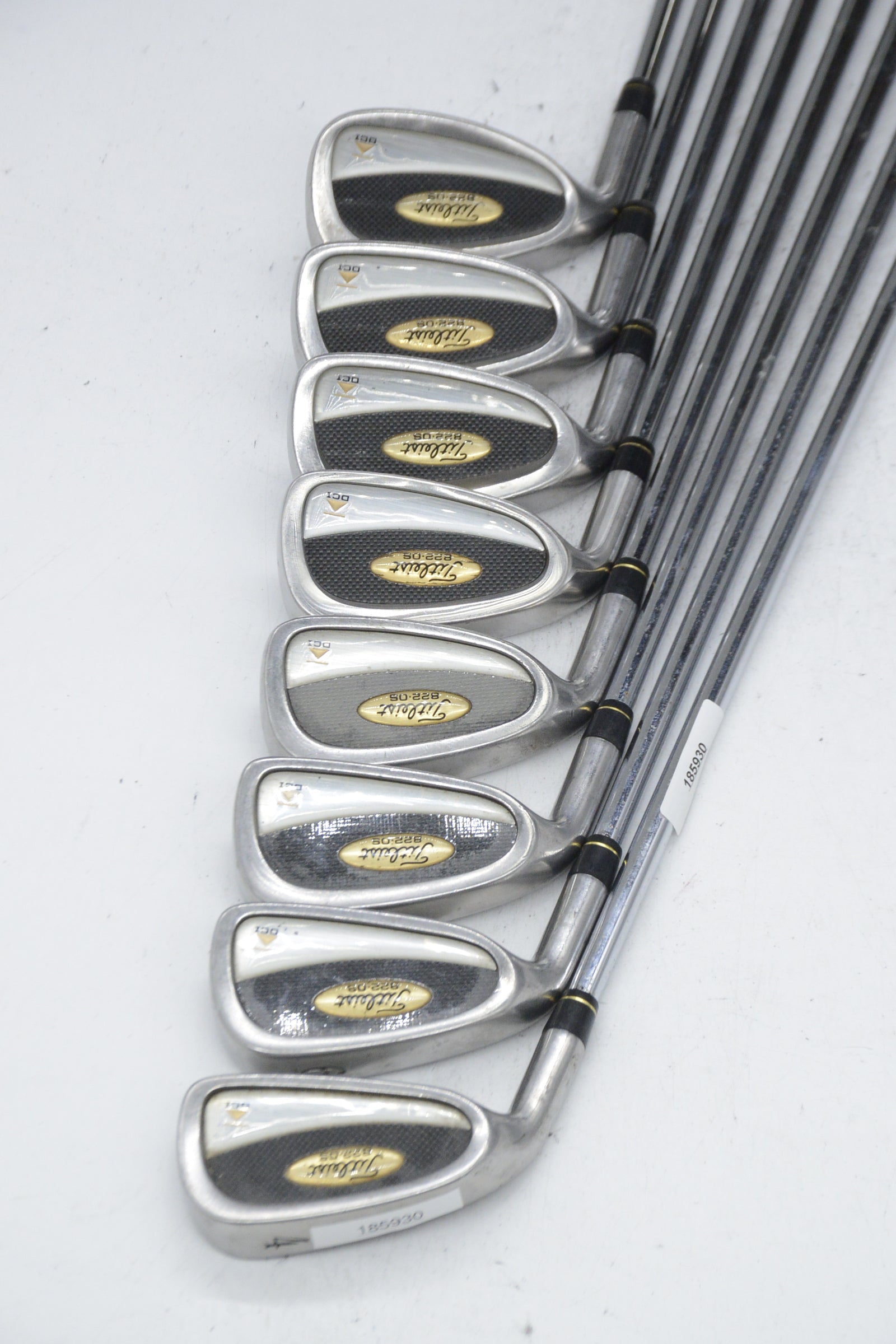 Lefty Titleist DCI 822 Oversize 4, 6-SW Iron Set R Flex +0.25"
