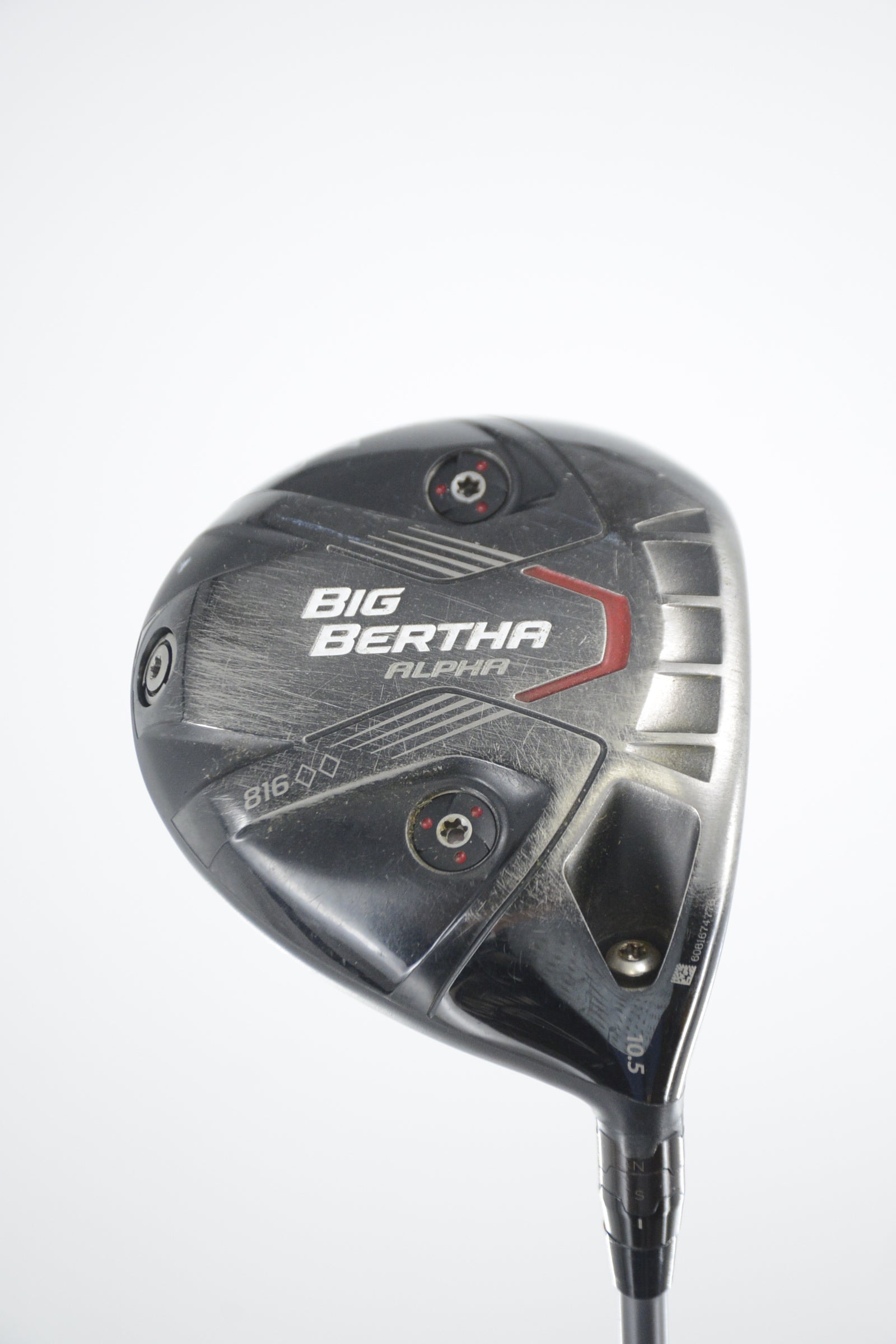 Callaway Big Bertha Alpha 816 Double Black Diamond 10.5 Degree Driver S Flex 45.75"